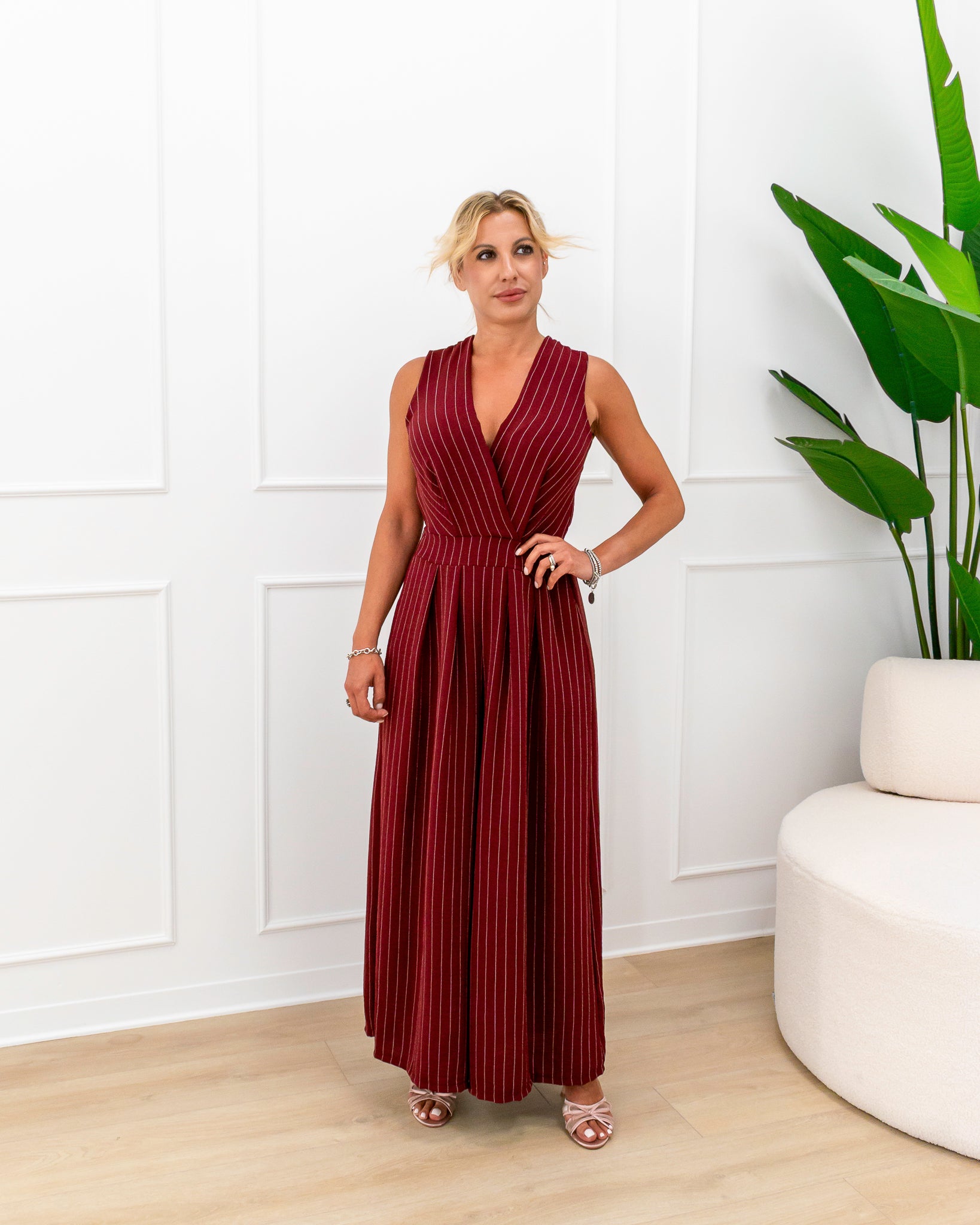 Jumpsuit “Aurora Bordeaux”