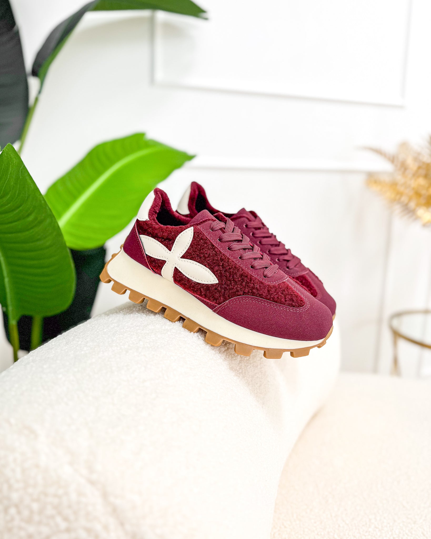 Sneaker “Tasha Bordeaux”