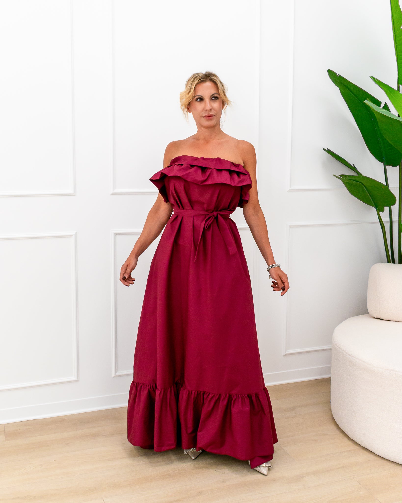 Abito “Lia Bordeaux”