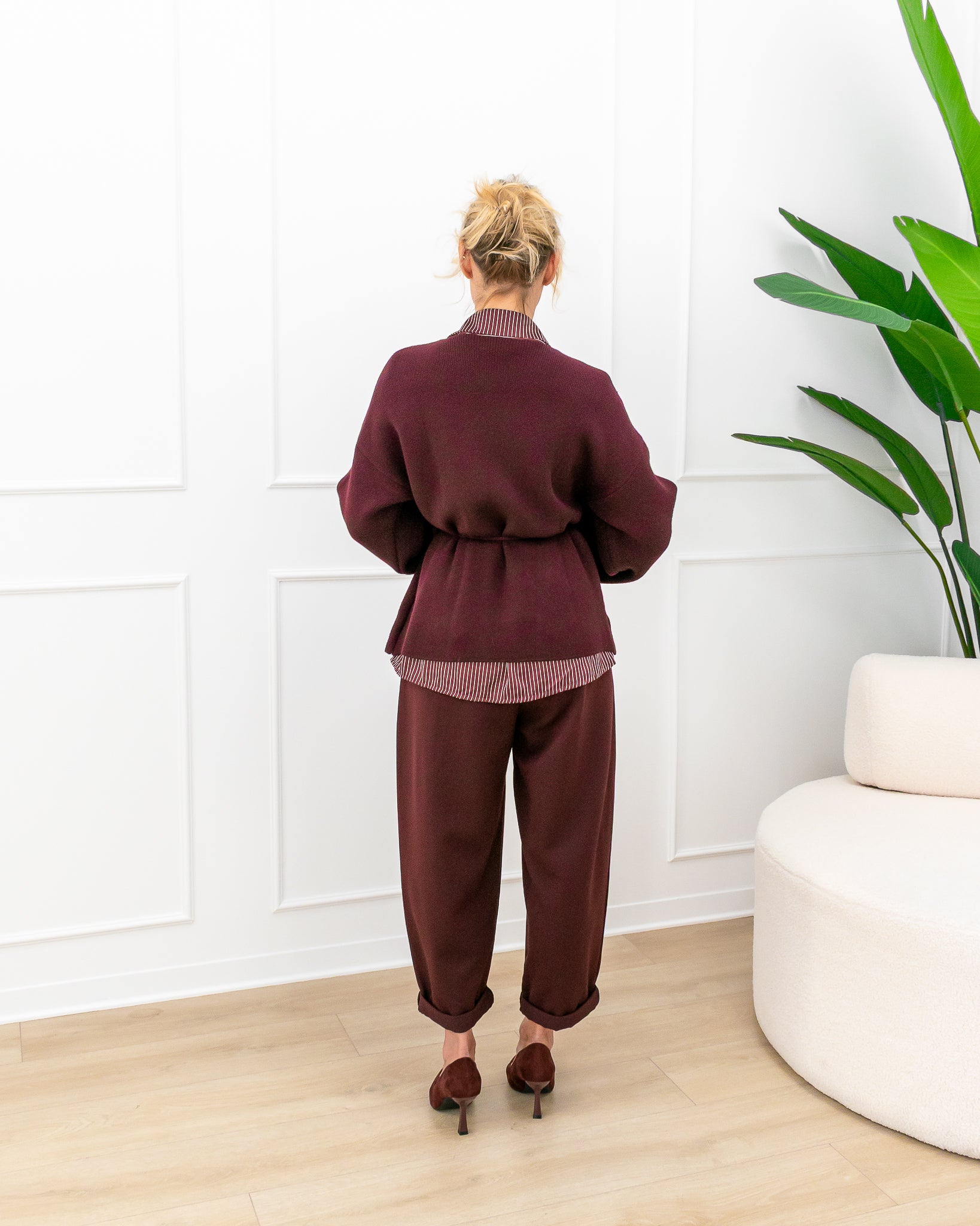 Cardigan “Erica Bordeaux”