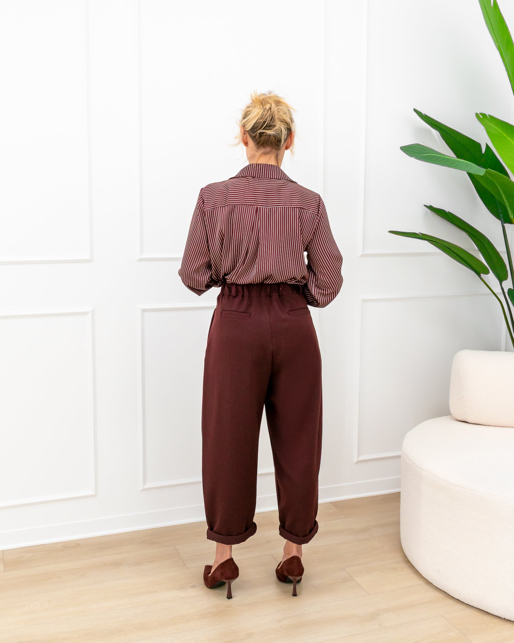 Pantalone “Noelia Bordeaux”