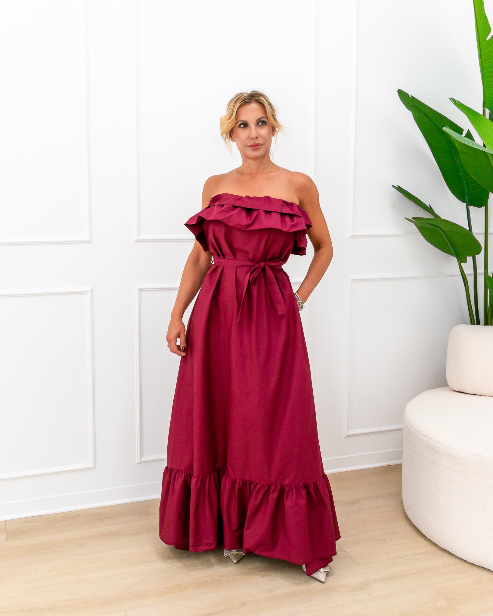 Abito “Lia Bordeaux”