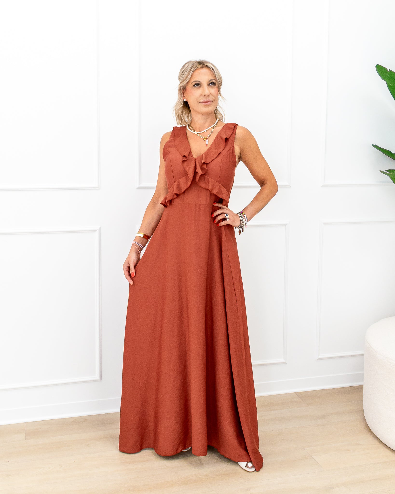 Abito “Melania Arancio”