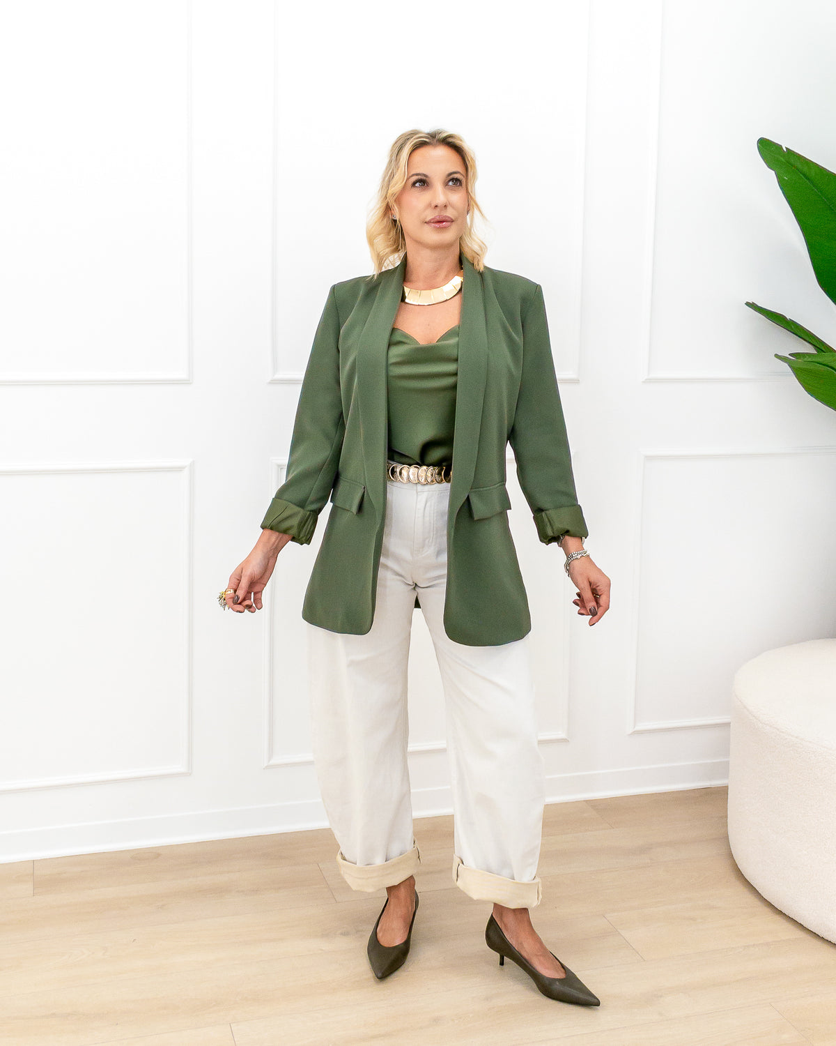 Blazer “Gaia Verde”