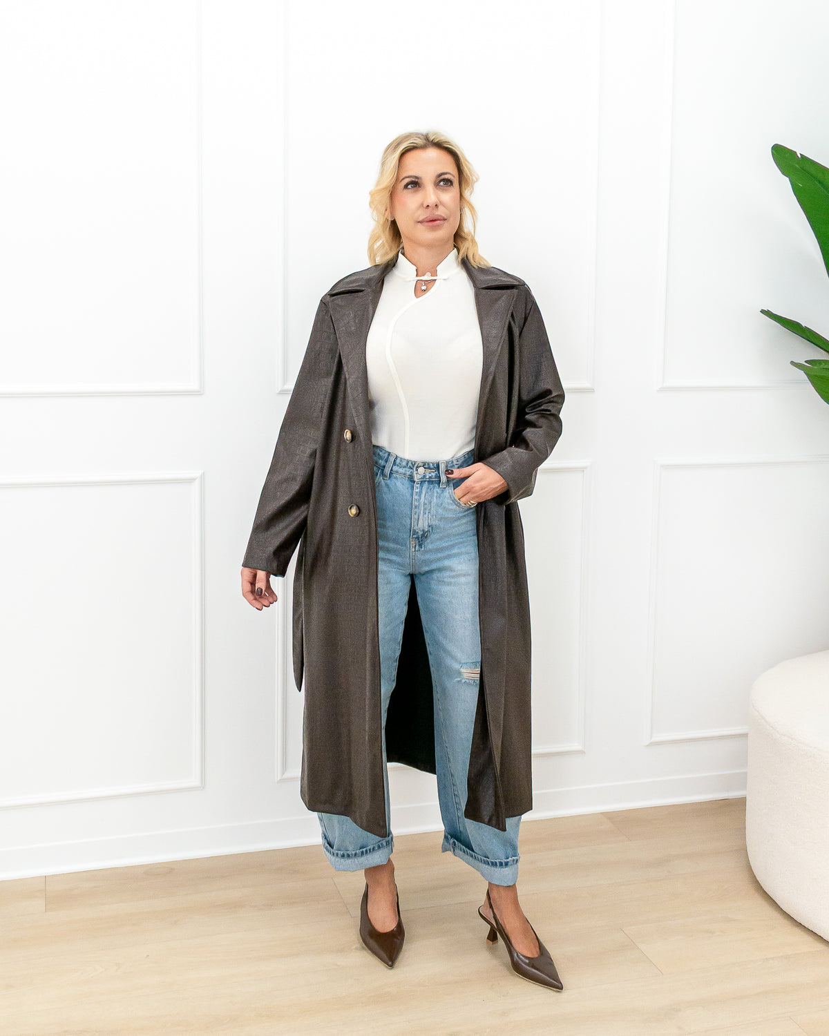 Trench “Tara Marrone”