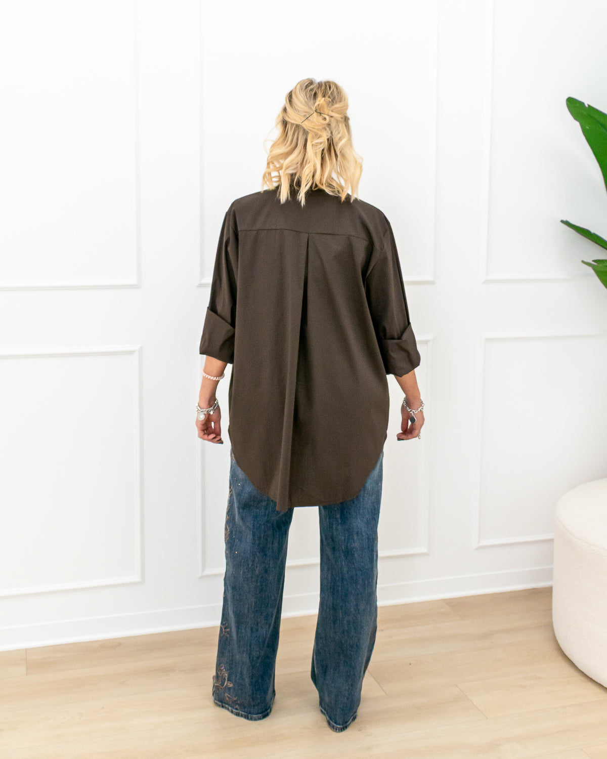 Camicia “Chiara Cioccolato”