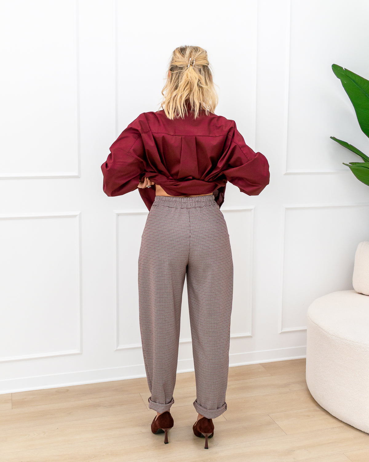 Pantalone "Lara Bordeaux"