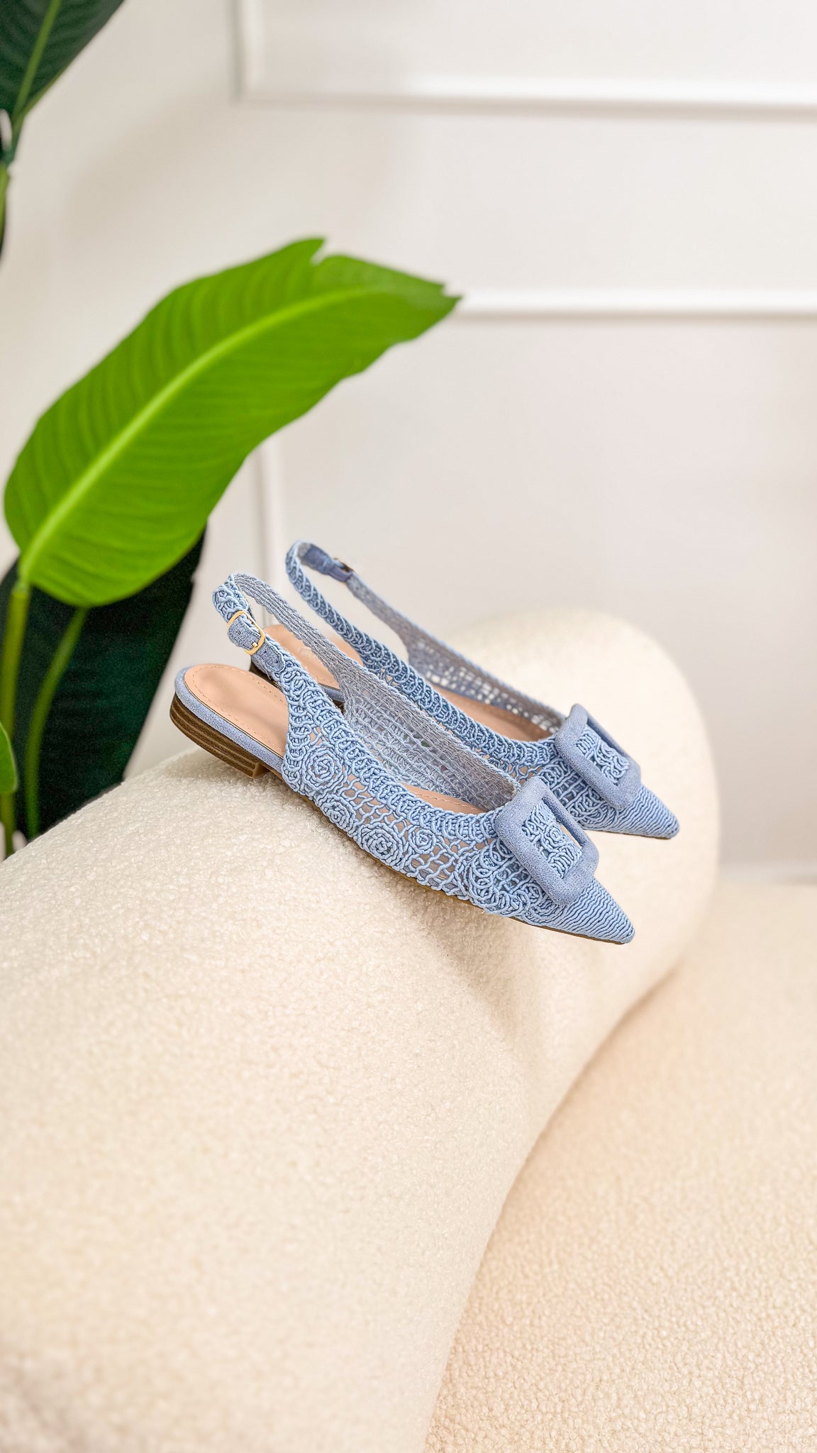 Slingback “Tilde Celeste”