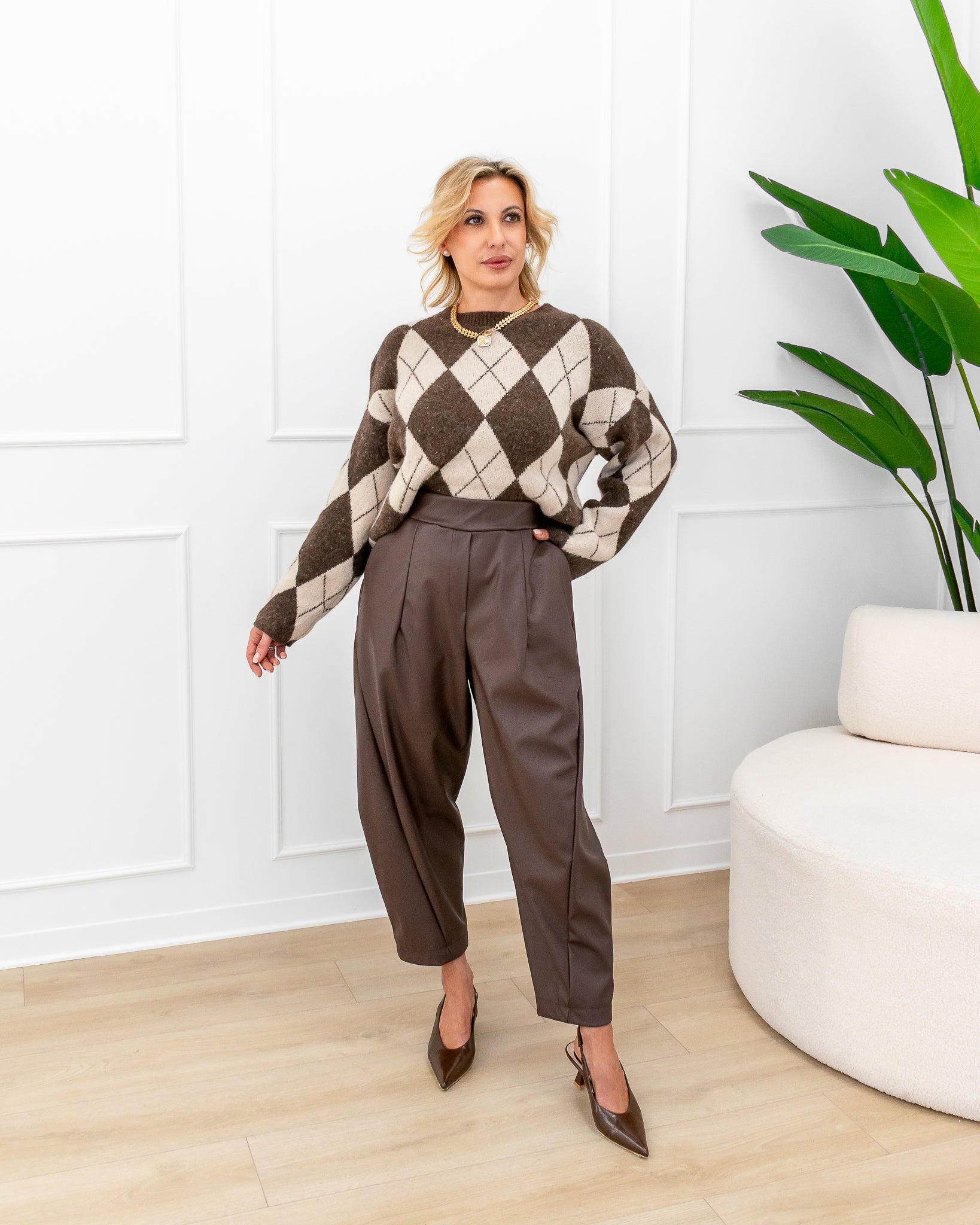 Pantalone “Flavia Cioccolato”