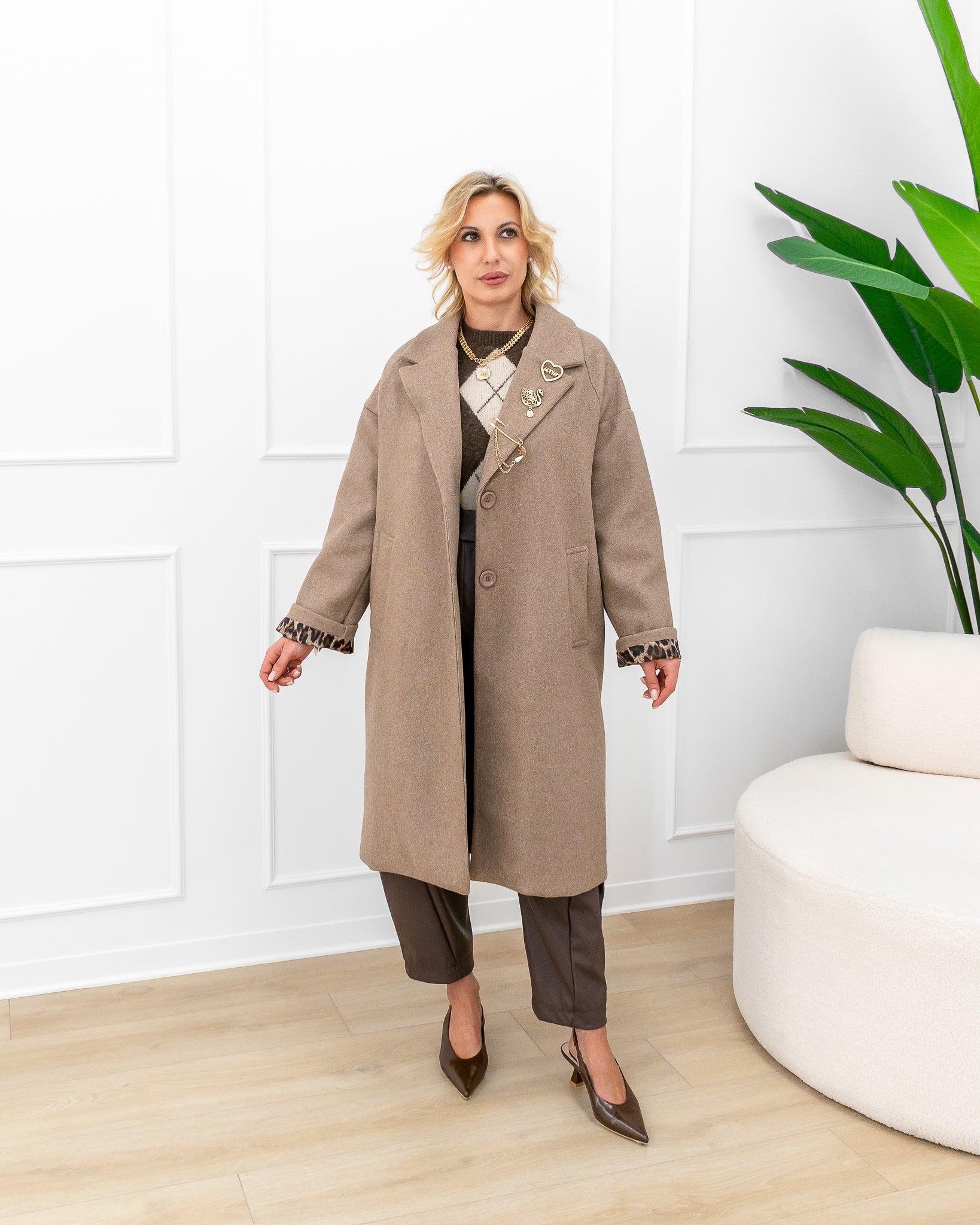 Cappotto “Clara Mocha Mousse”