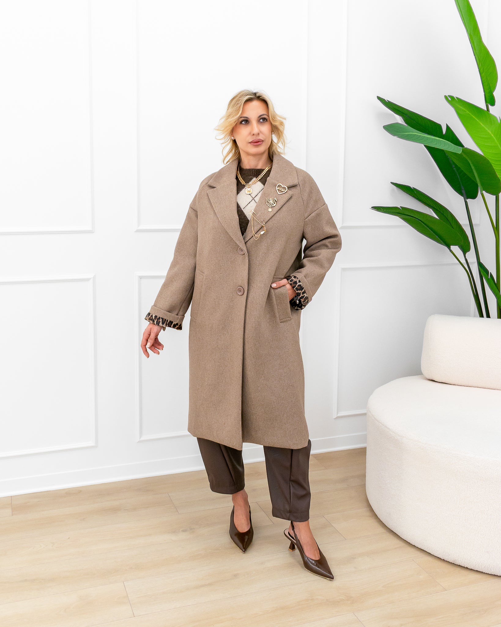 Cappotto “Clara Mocha Mousse”