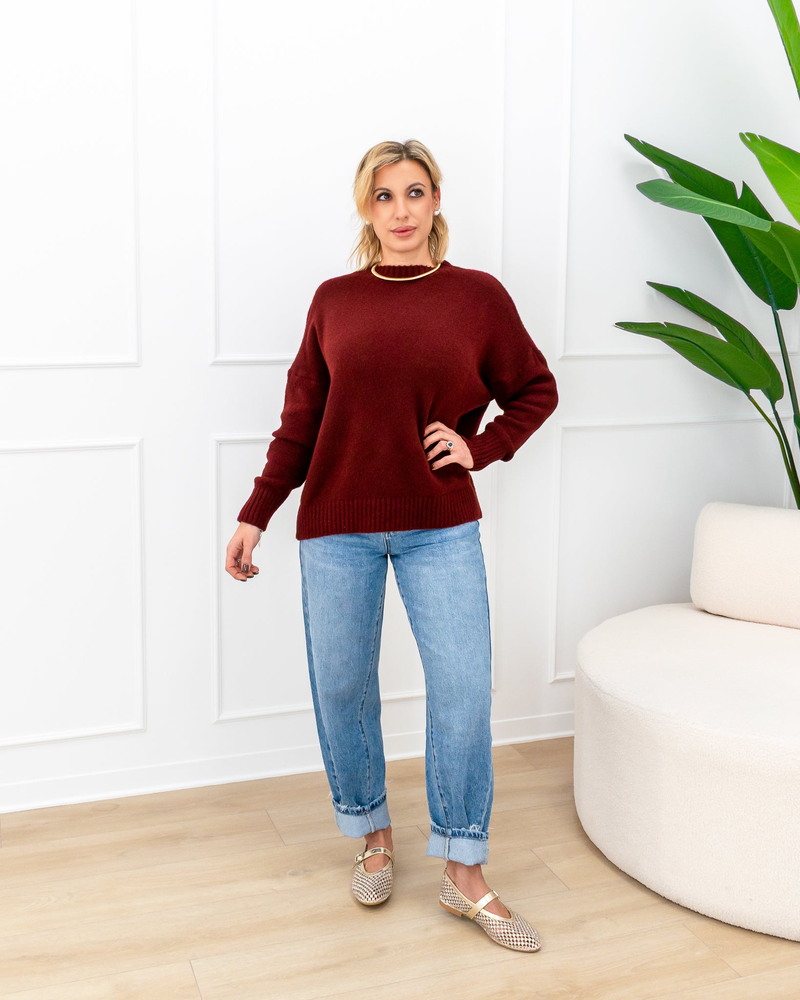 Maglia “Carola Bordeaux”