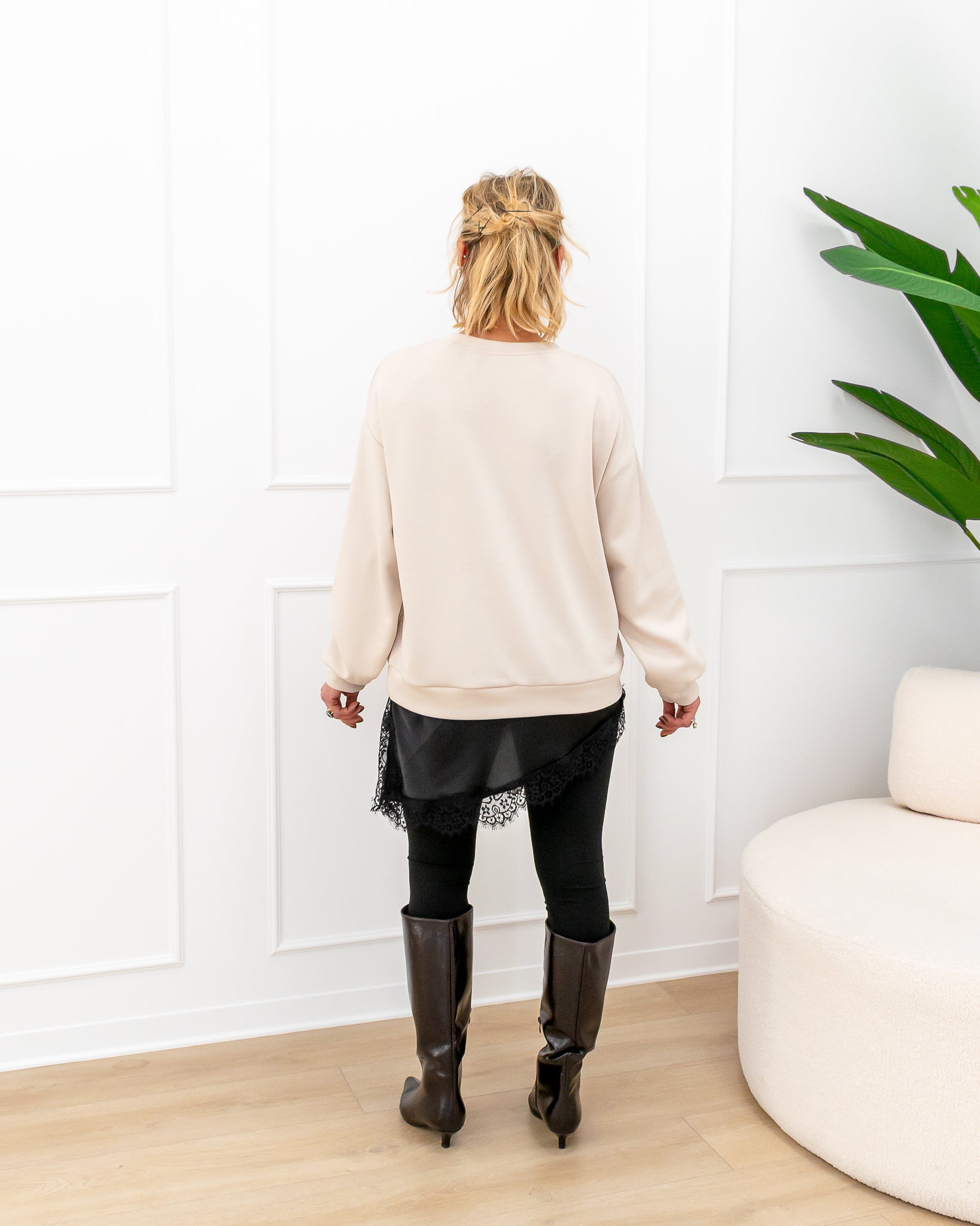 Felpa “Greta Sabbia”