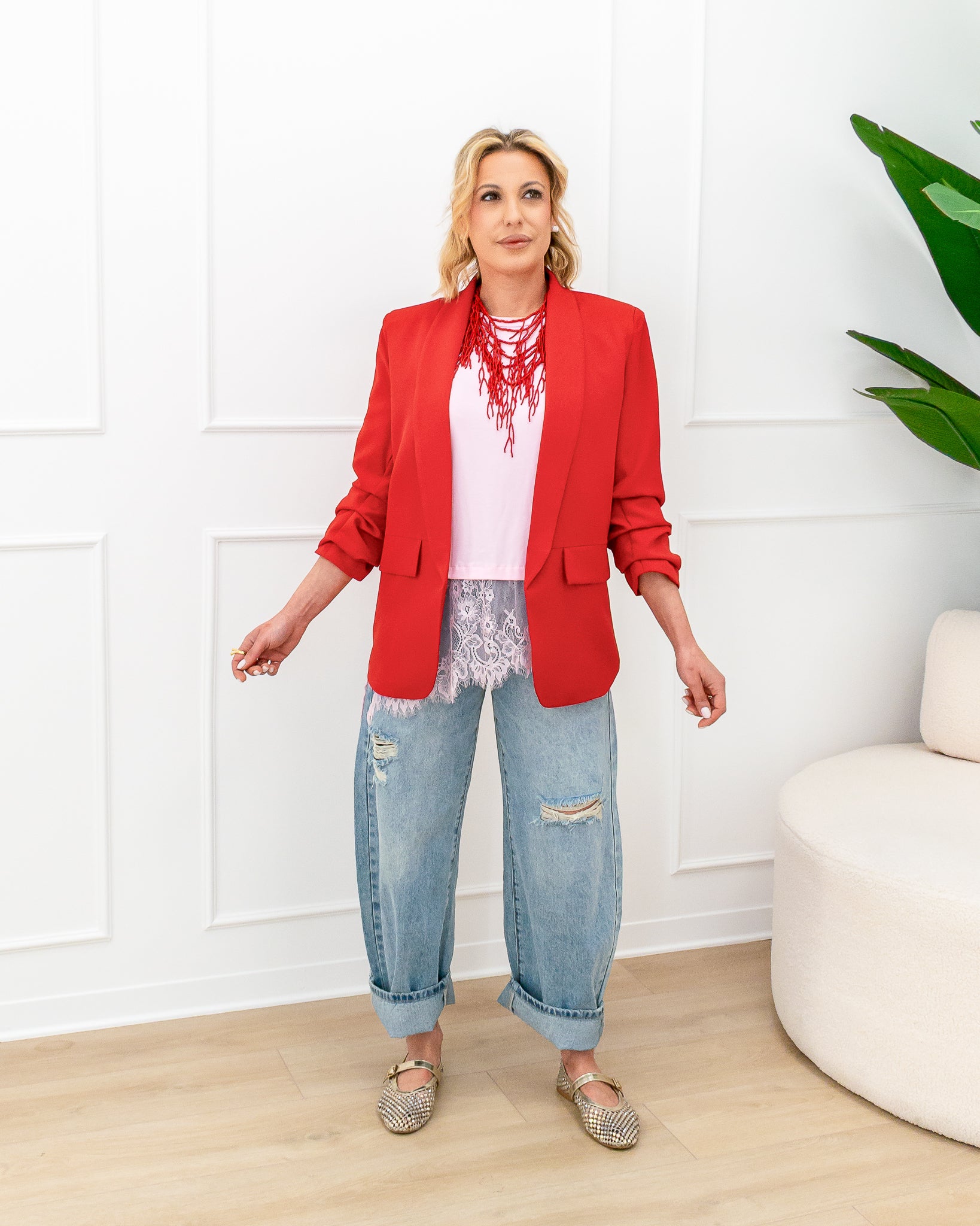 Blazer “Alisia Rosso”