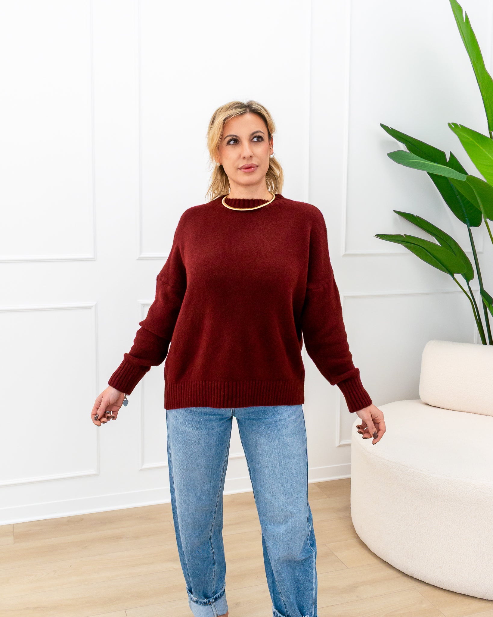 Maglia “Carola Bordeaux”