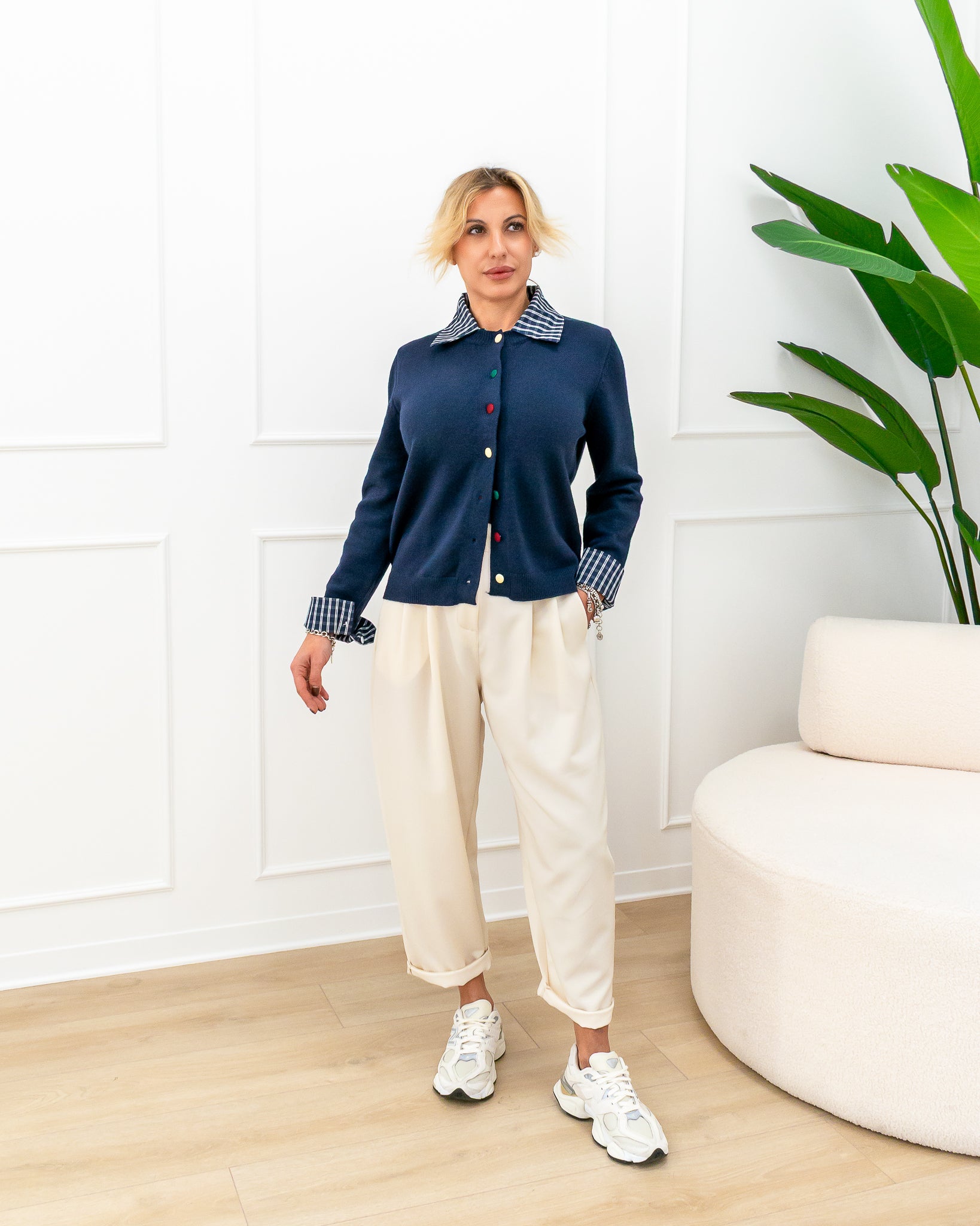 Pantalone “Noelia Bianco”