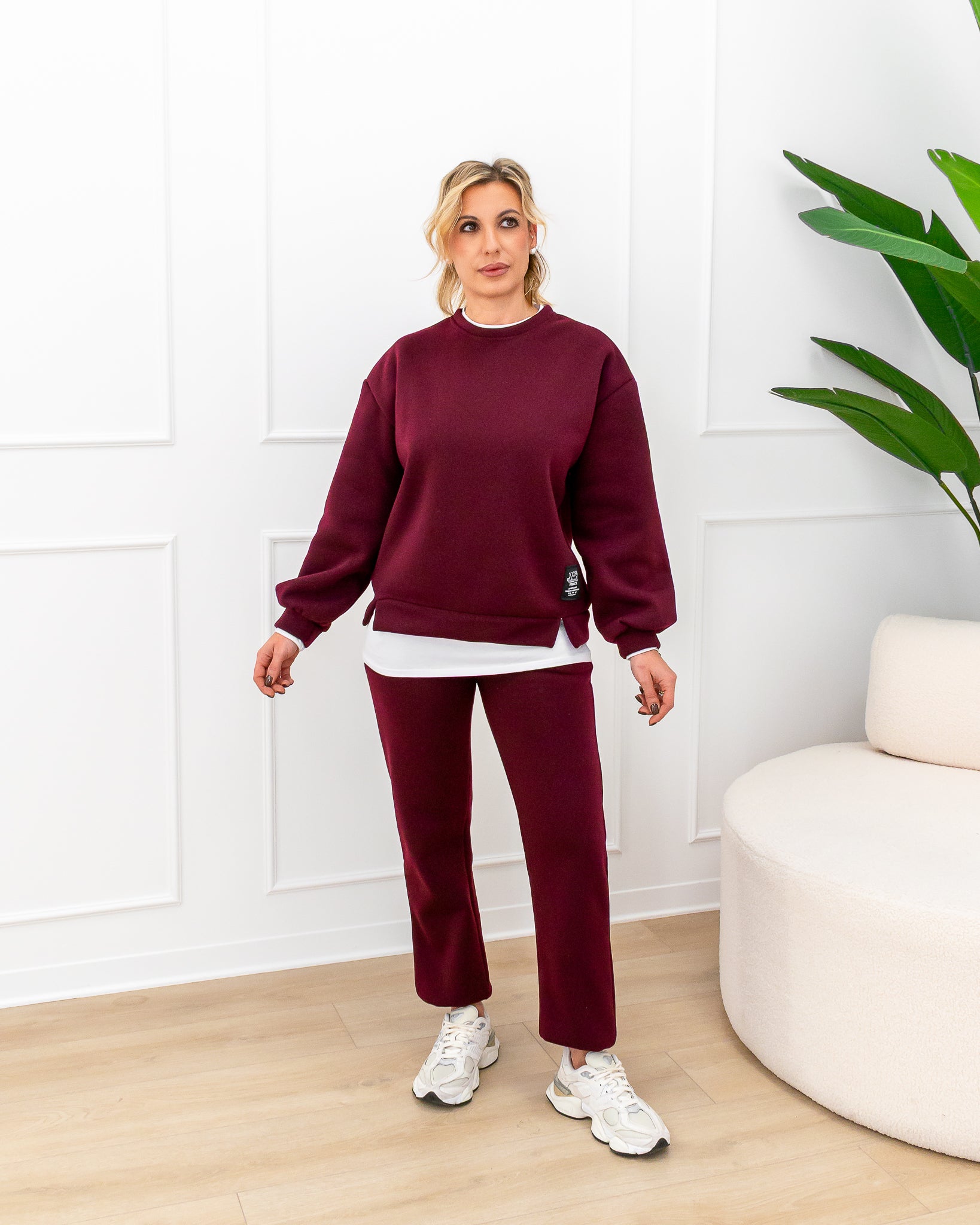 Completo “Melissa Bordeaux”