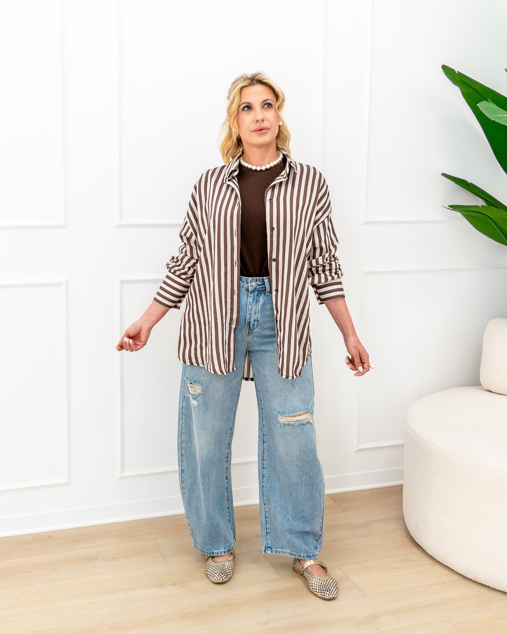 Camicia “Vanda Cioccolato”