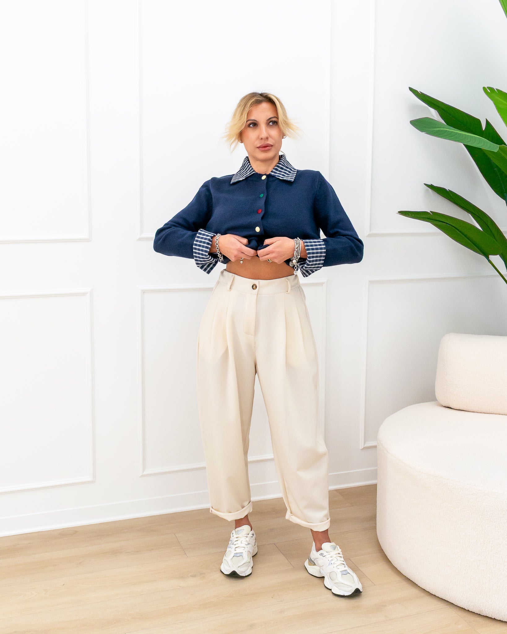 Pantalone “Noelia Bianco”