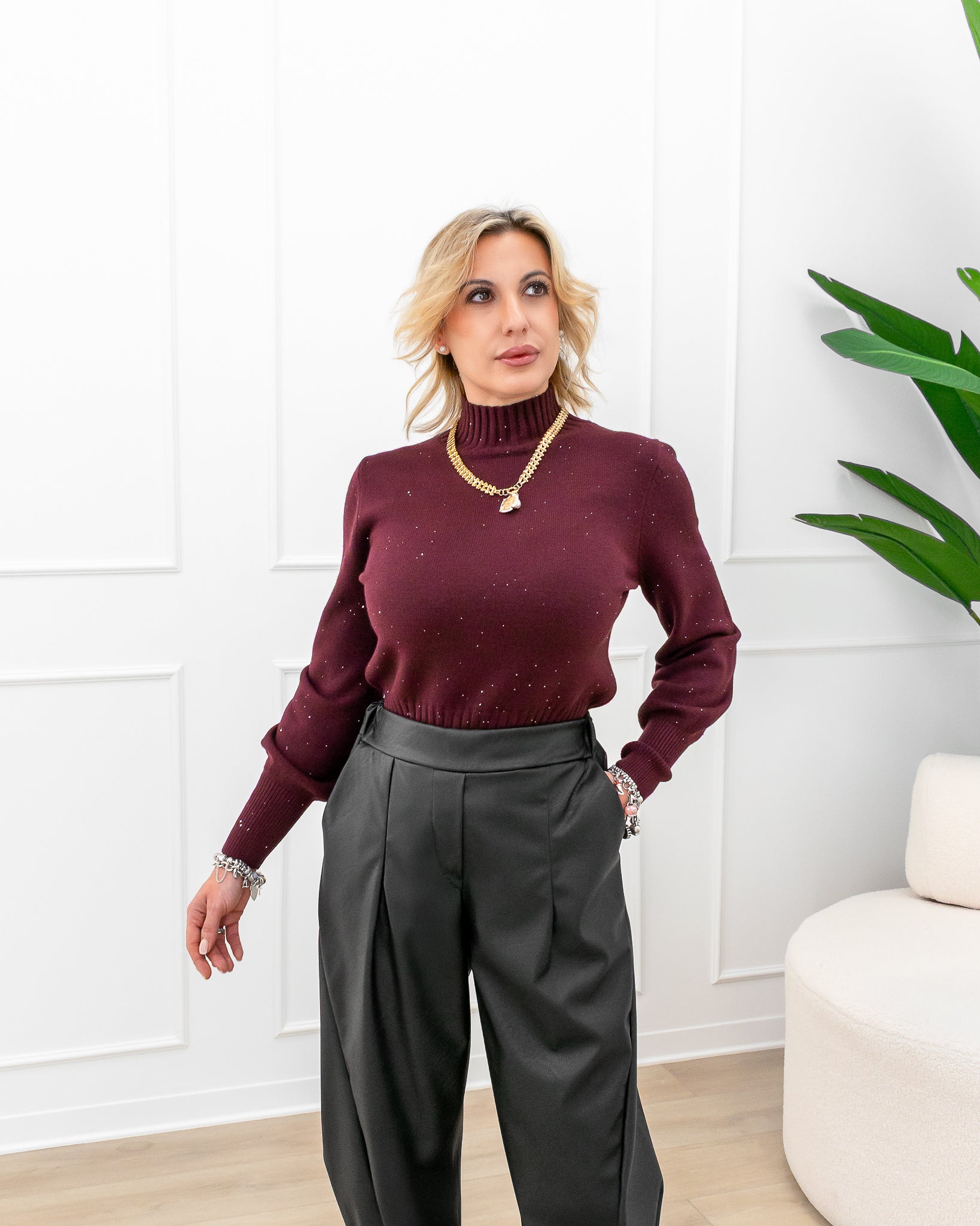 Maglia “Melania Bordeaux”