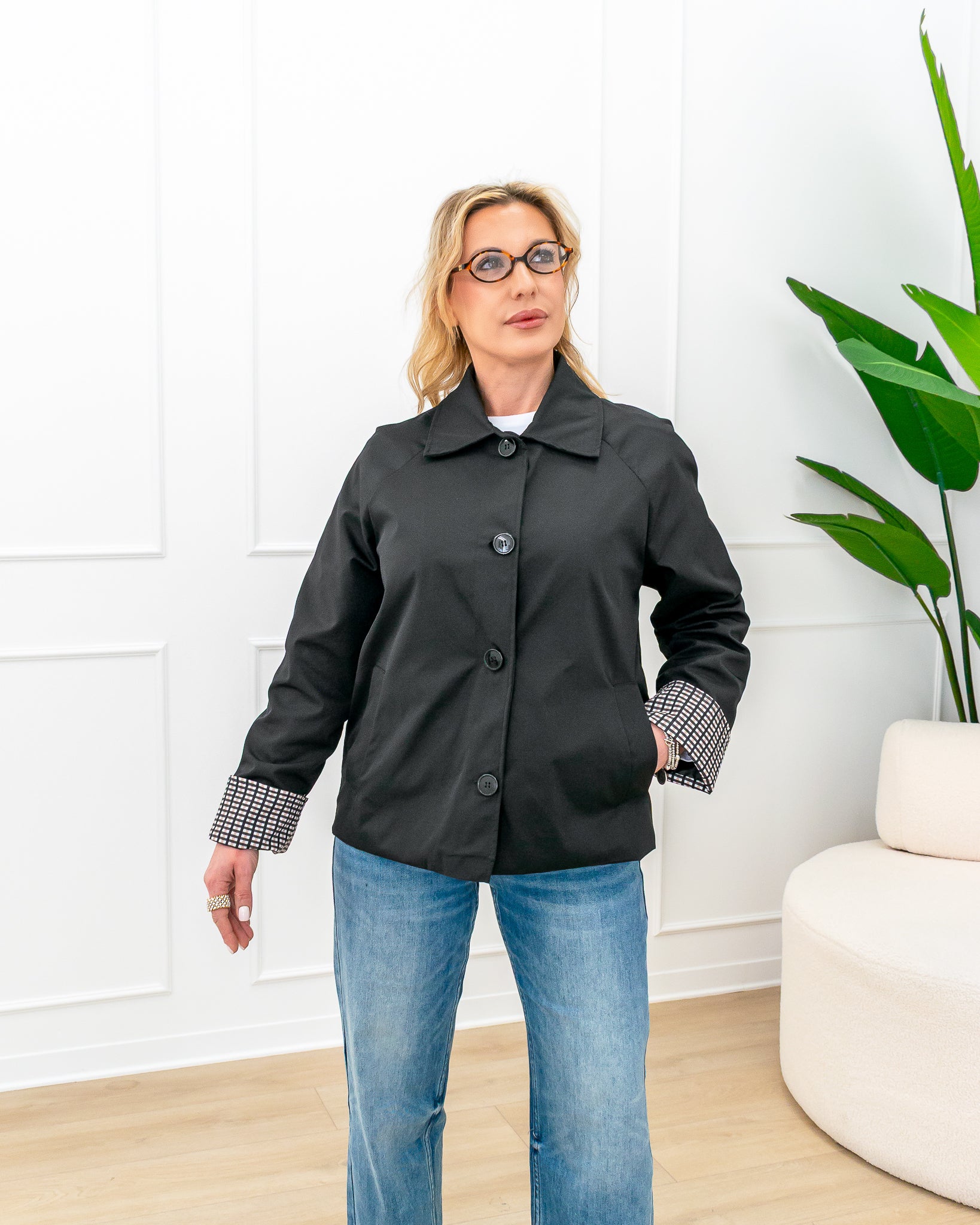 Trench “Flavia Nero”