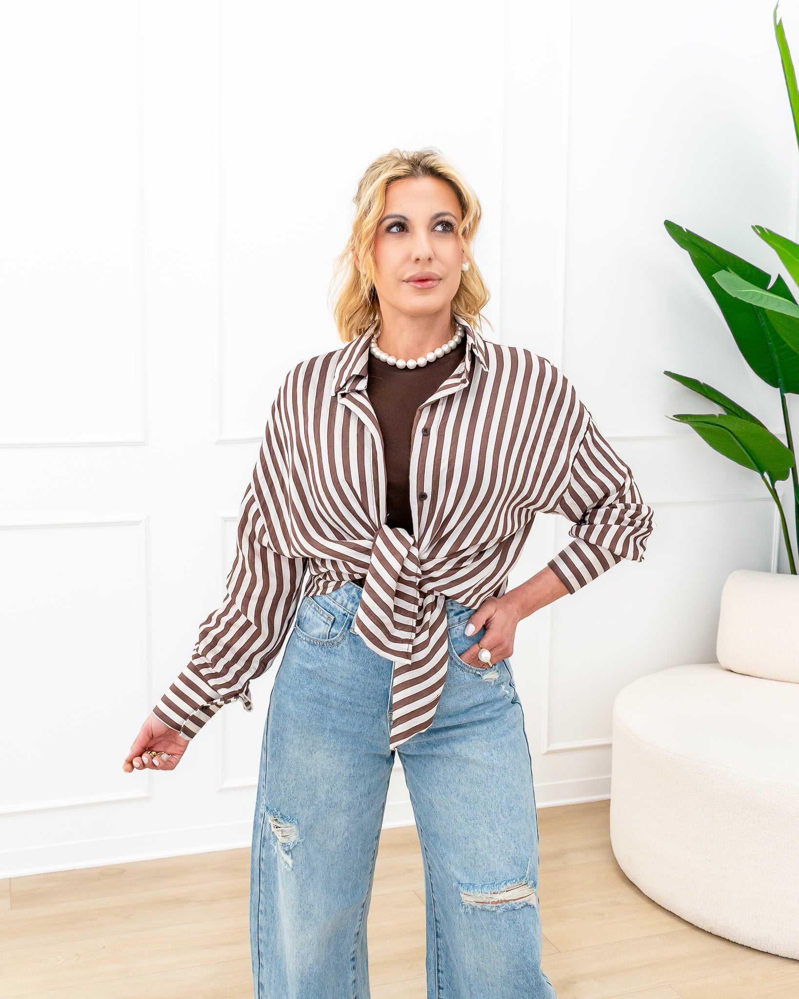 Camicia “Vanda Cioccolato”