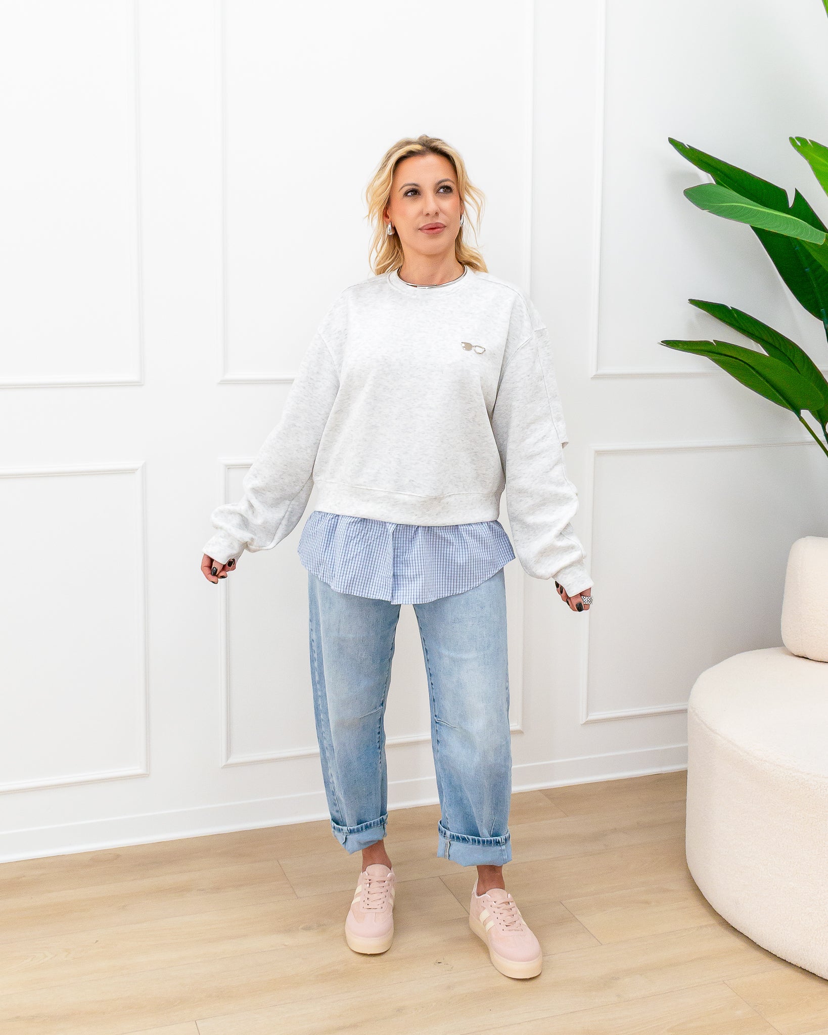 Felpa “Lara Grigia”