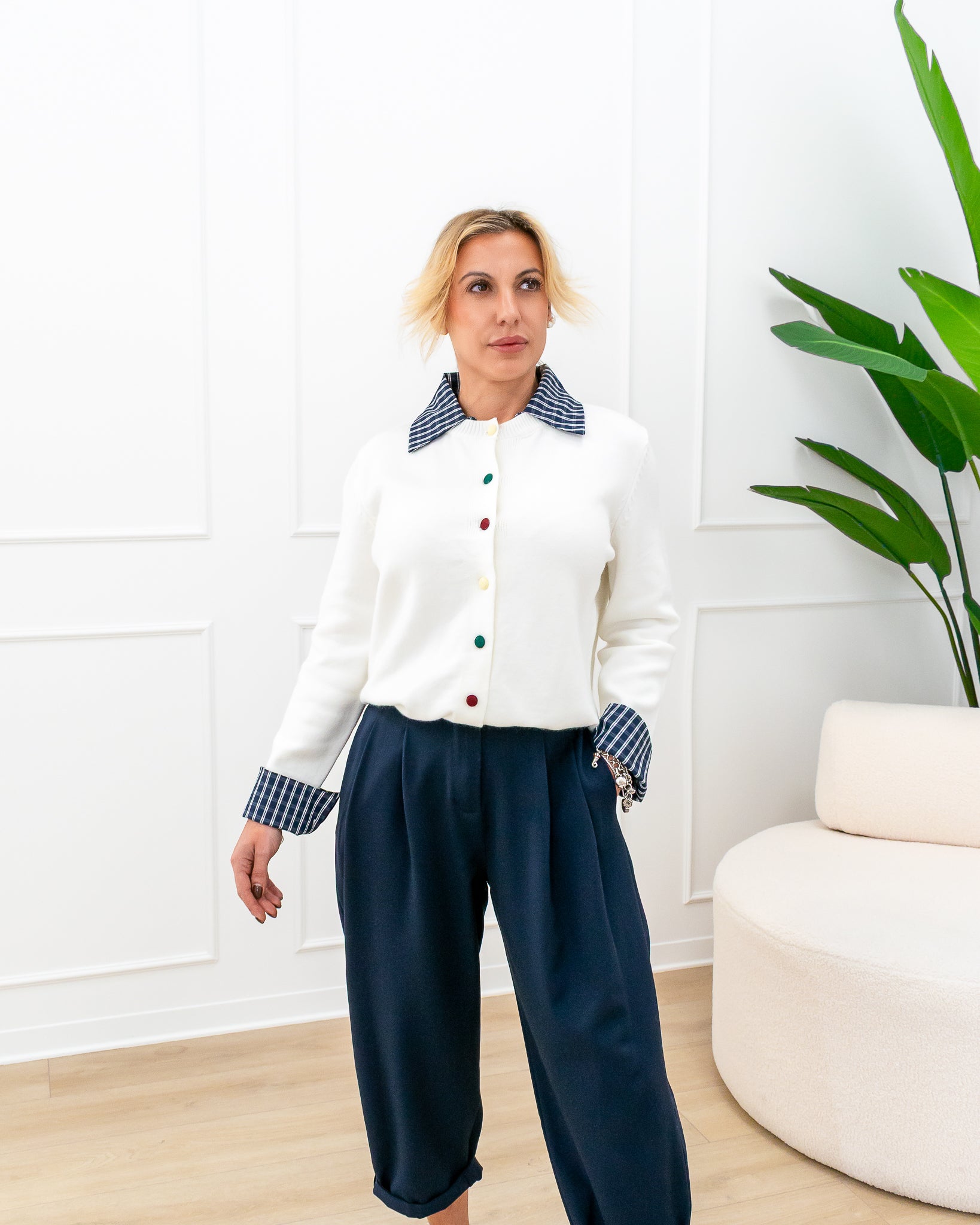 Cardigan “Grace Bianco”