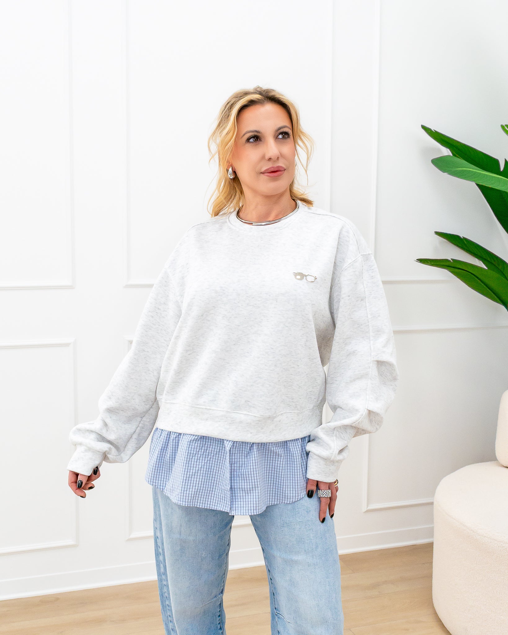 Felpa “Lara Grigia”