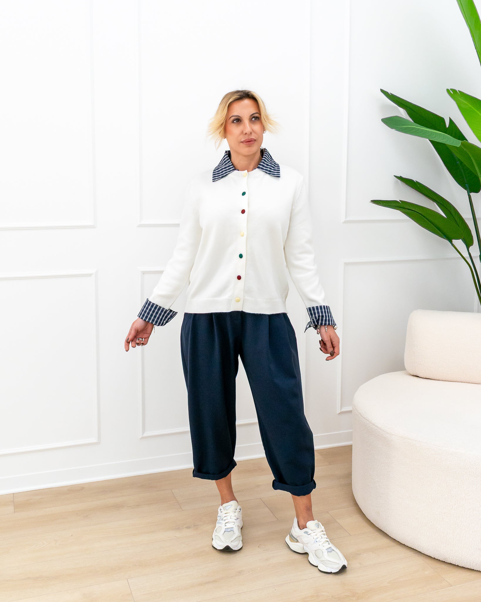 Cardigan “Grace Bianco”