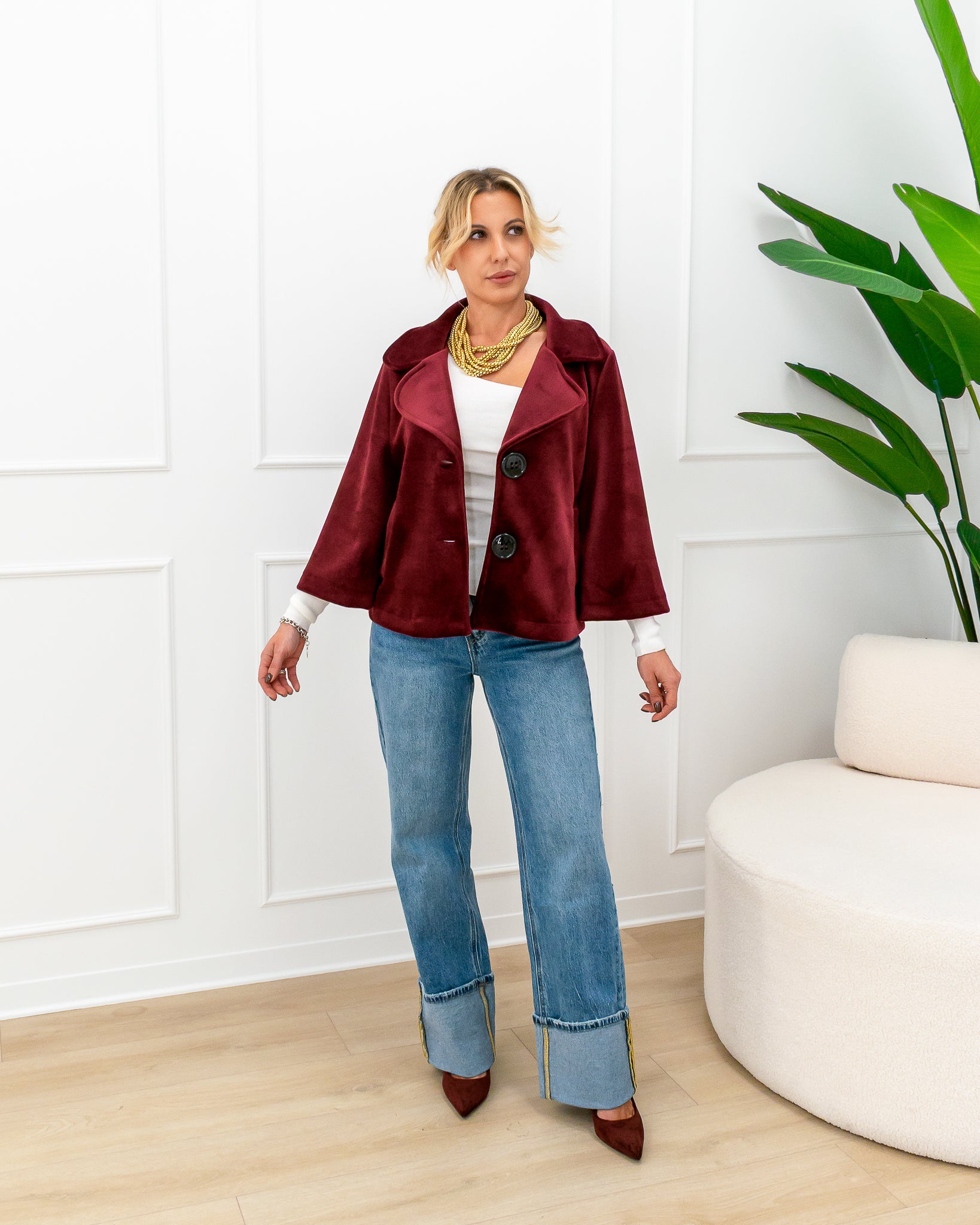 Giubbino “Agnese Bordeaux”