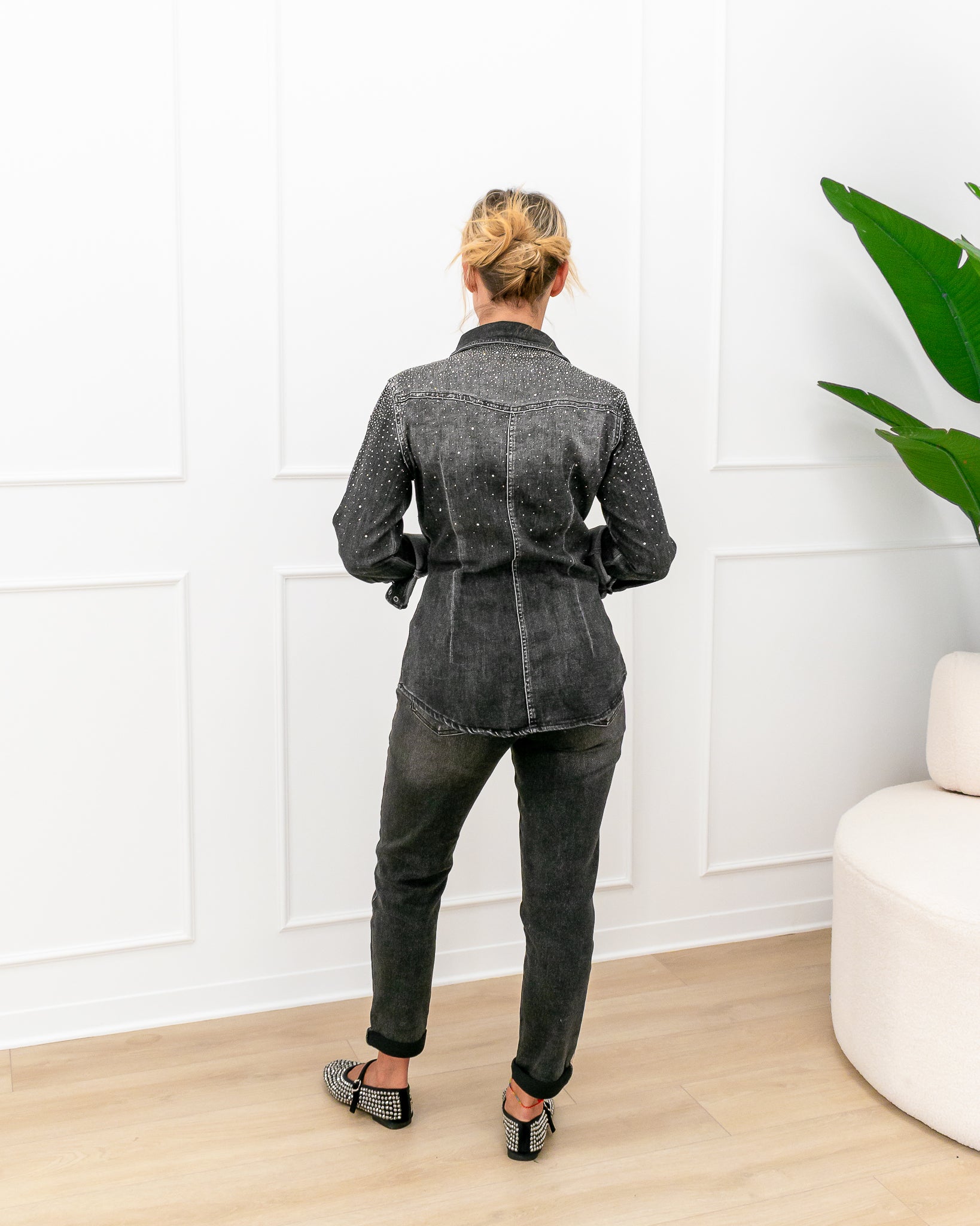 Camicia “Marta Grigio Scuro”