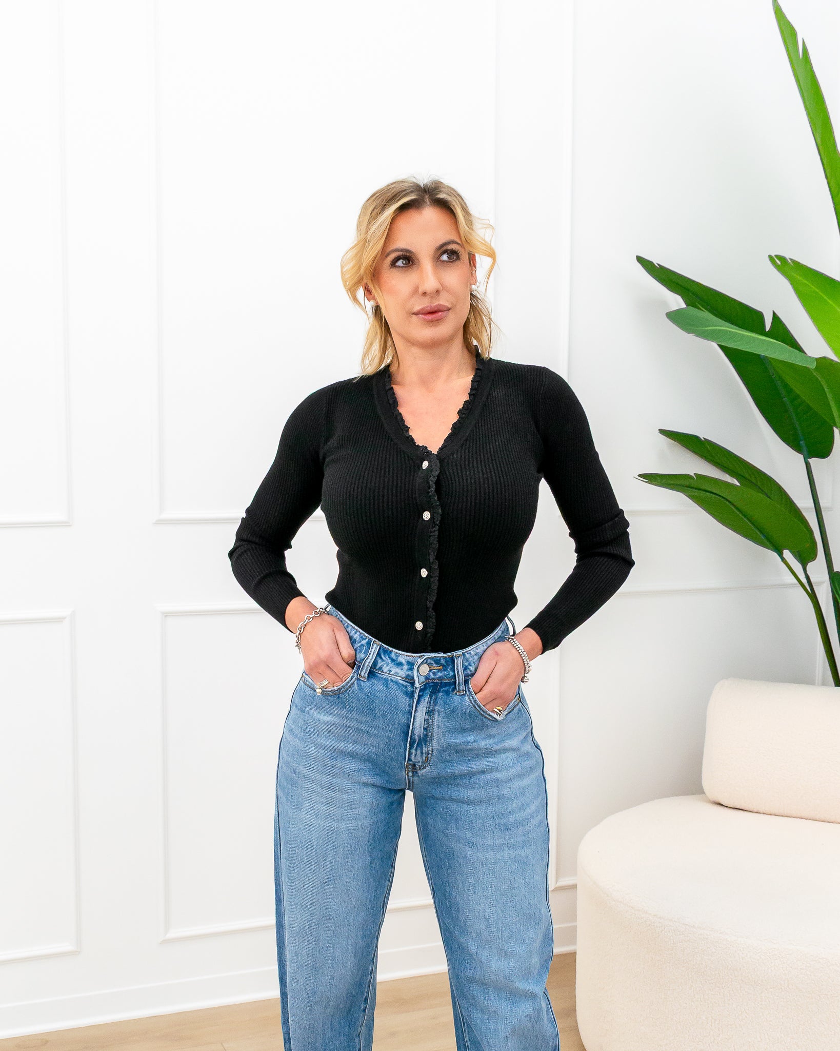 Cardigan “Ilenia Nero”