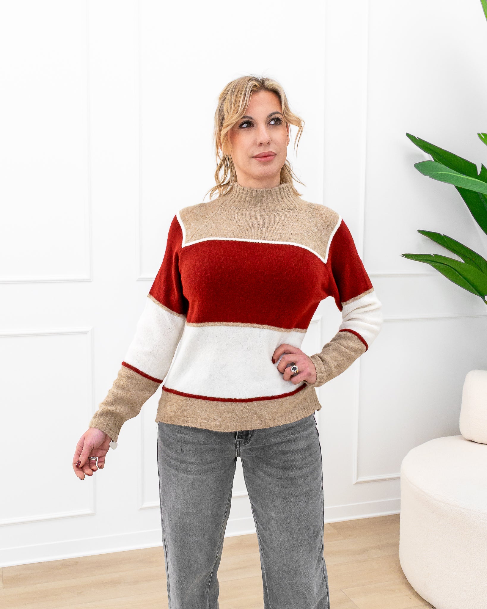 Maglia “Kate Bordeaux”