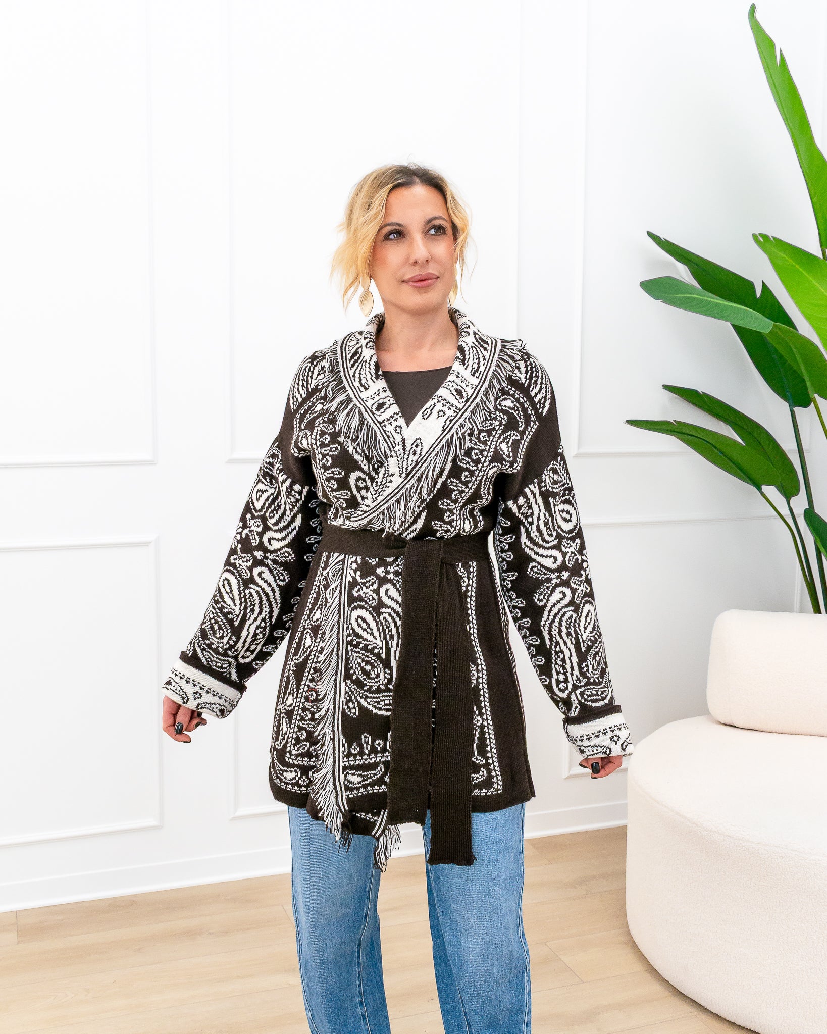 Cardigan “Andrea Cioccolato”