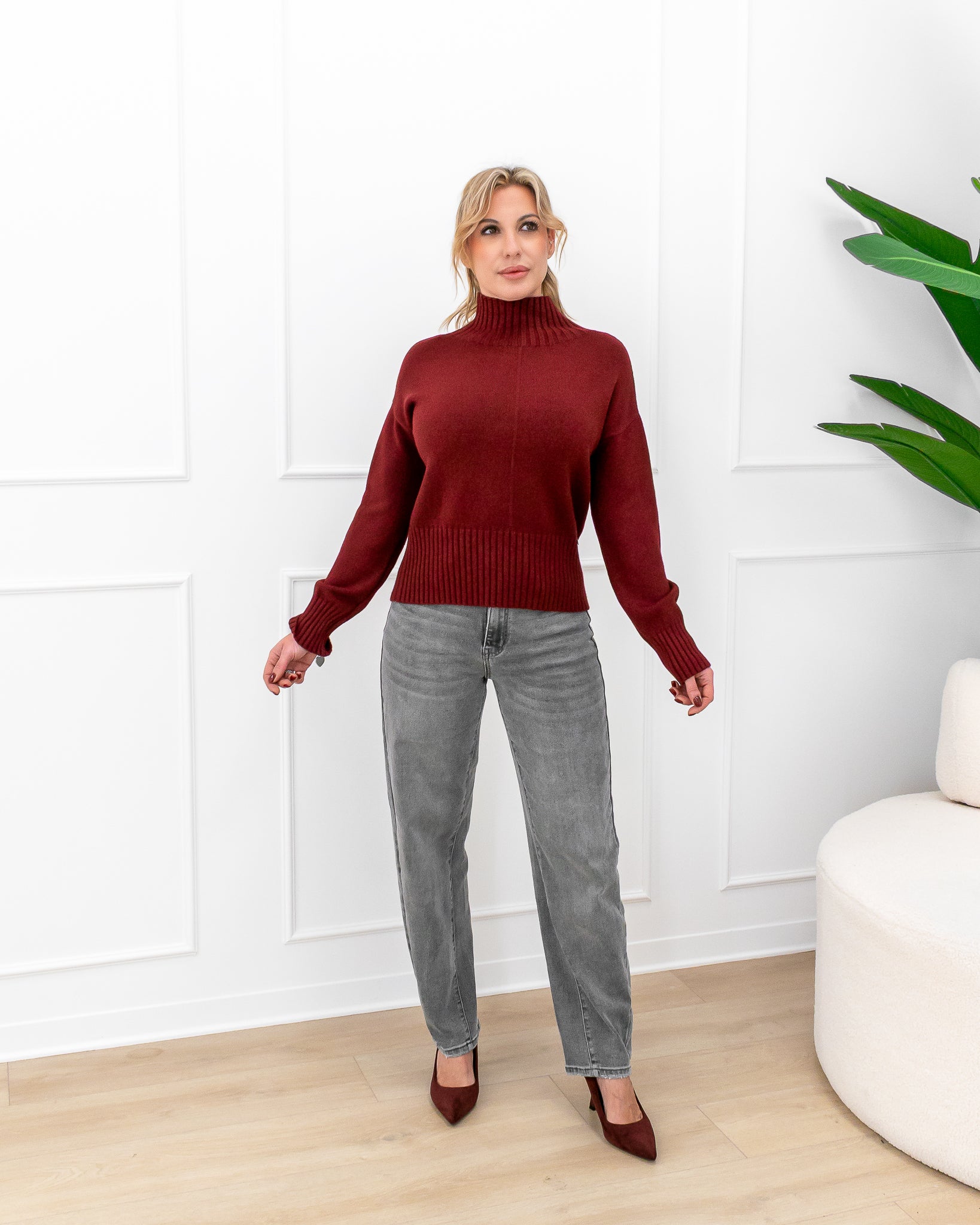 Maglia “Zoe Bordeaux”