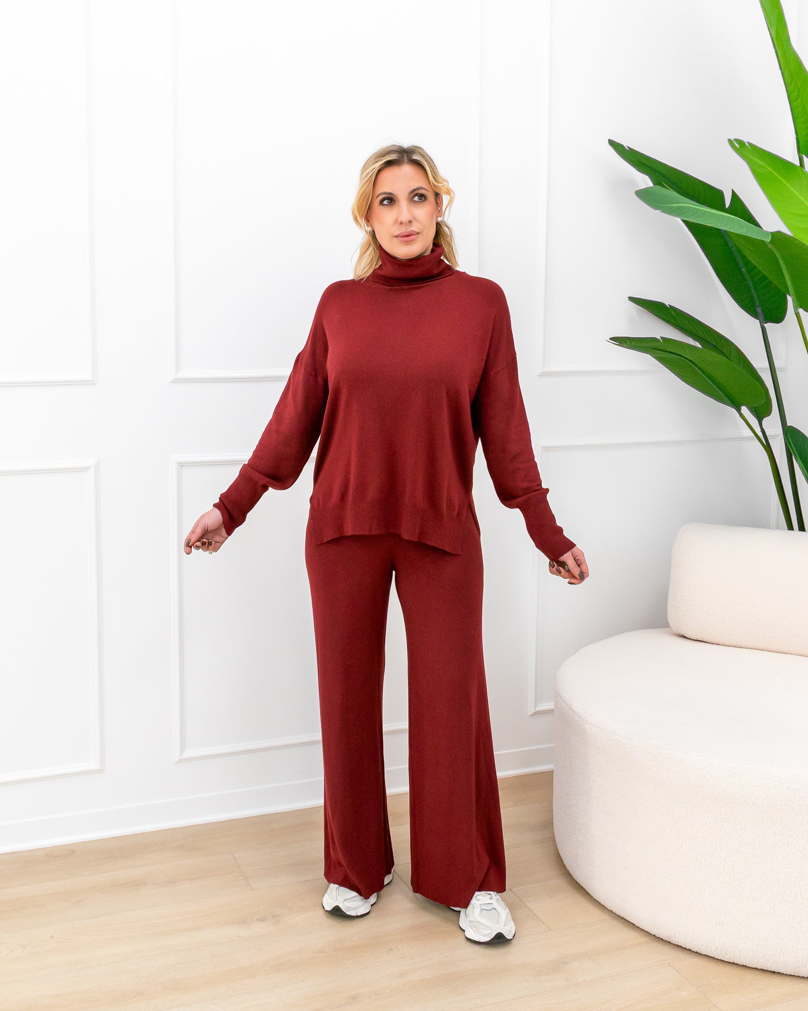 Completo “Ilaria Bordeaux”