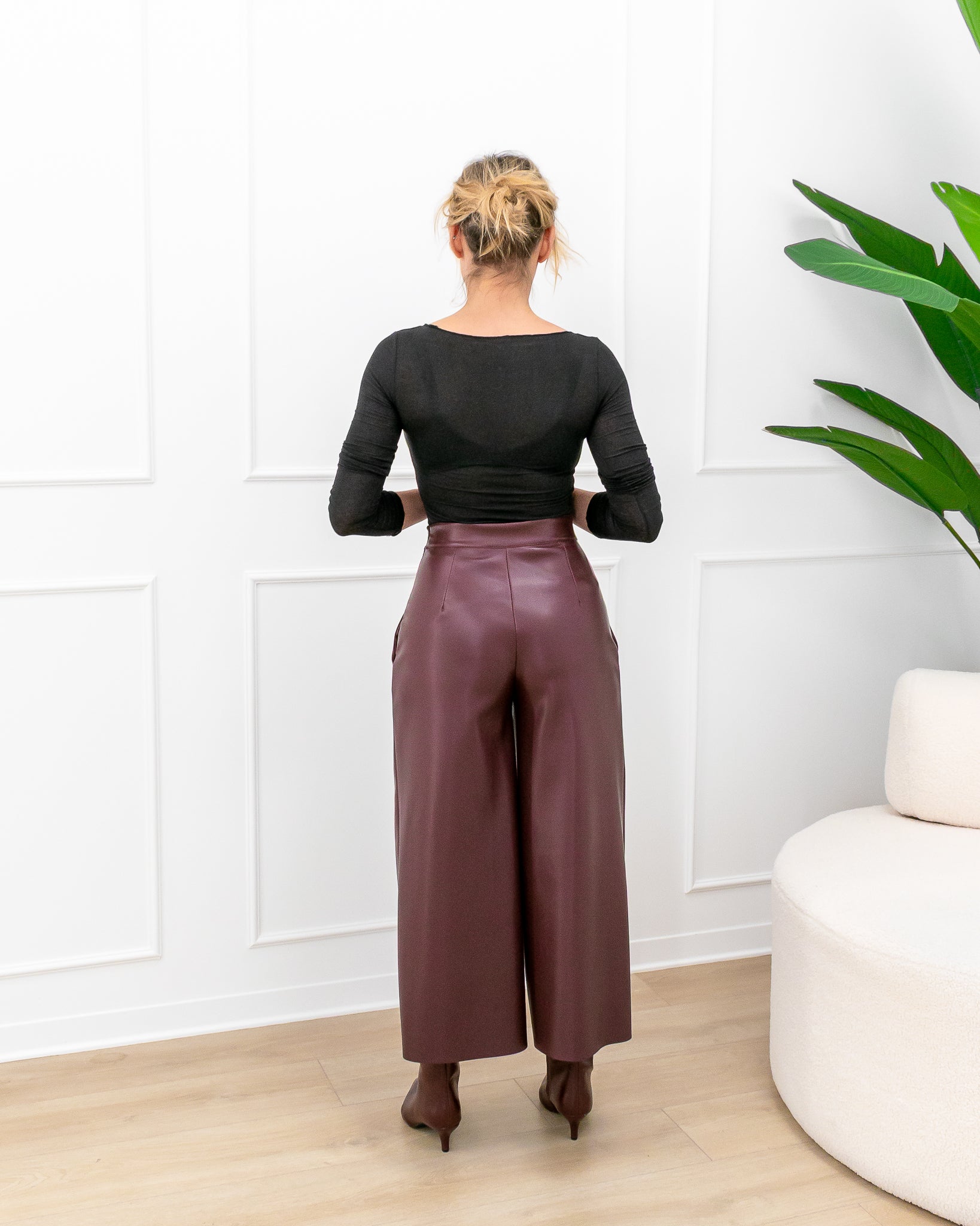 Pantalone “Eva Bordeaux”