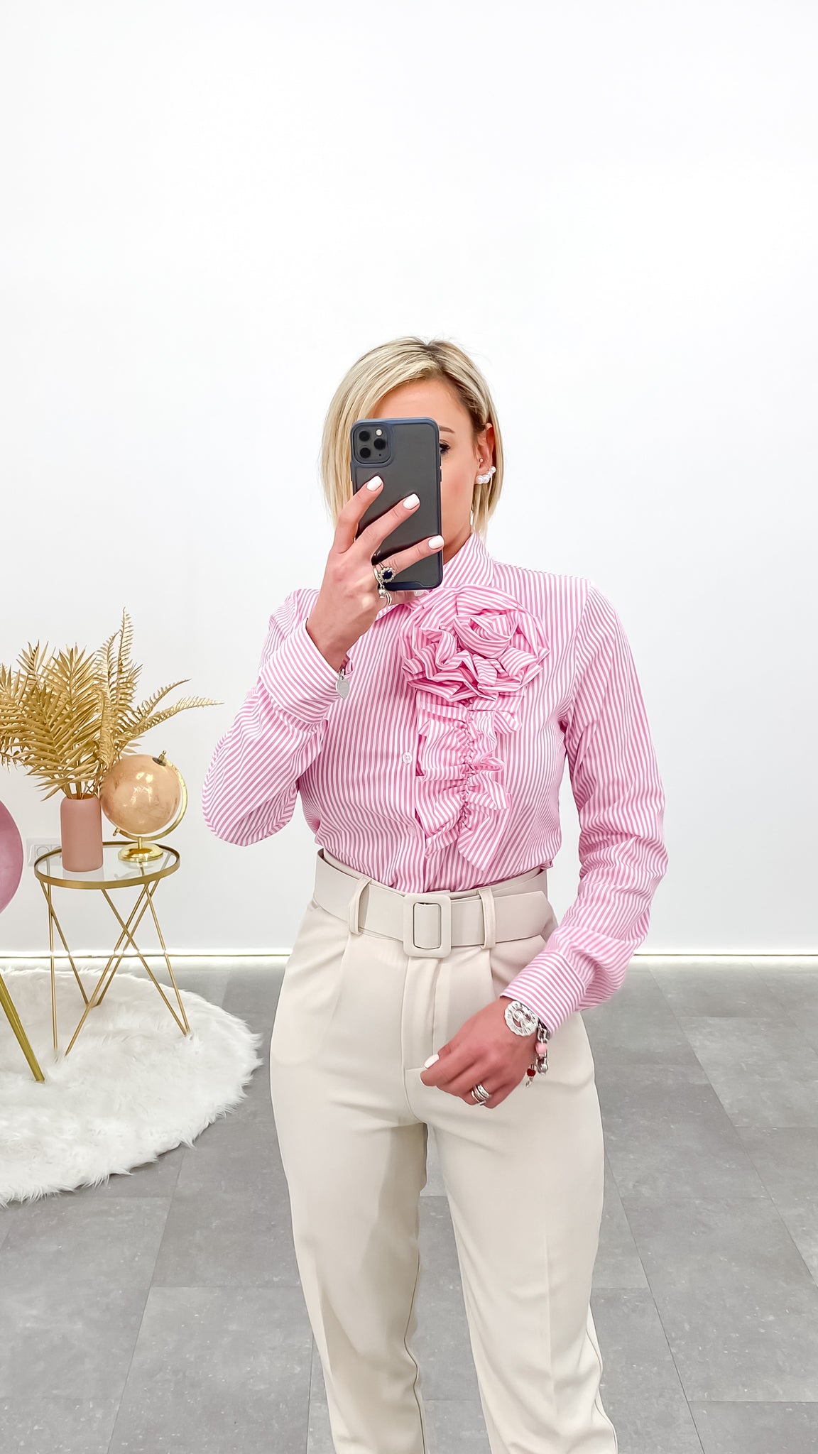 Camicia "Piera rosa"