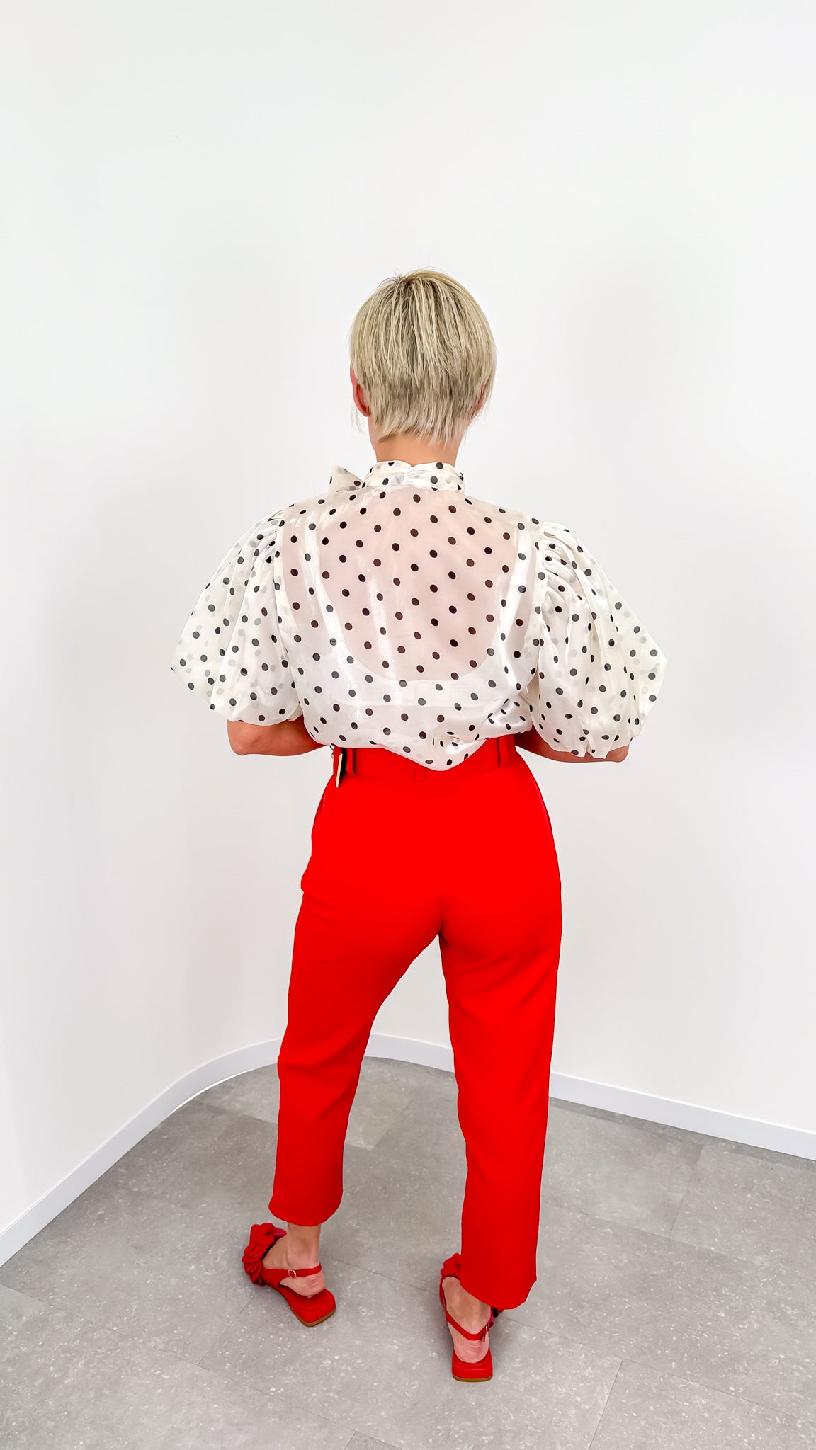 Pantalone "Melanie Rosso"