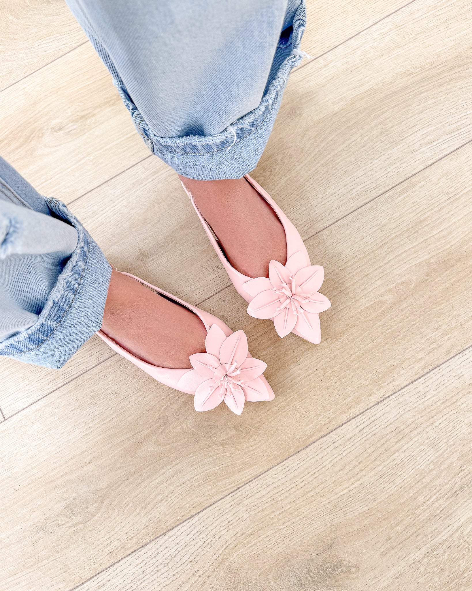 Slingback “Flora Rosa”