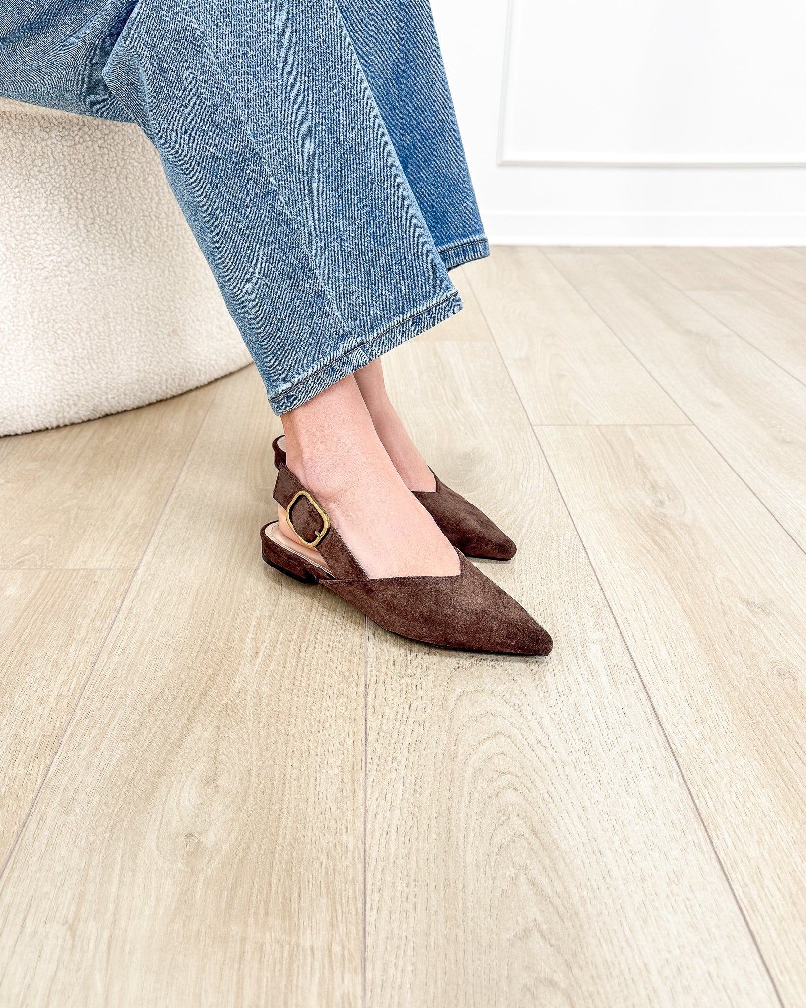 Slingback “Diana Cioccolato”