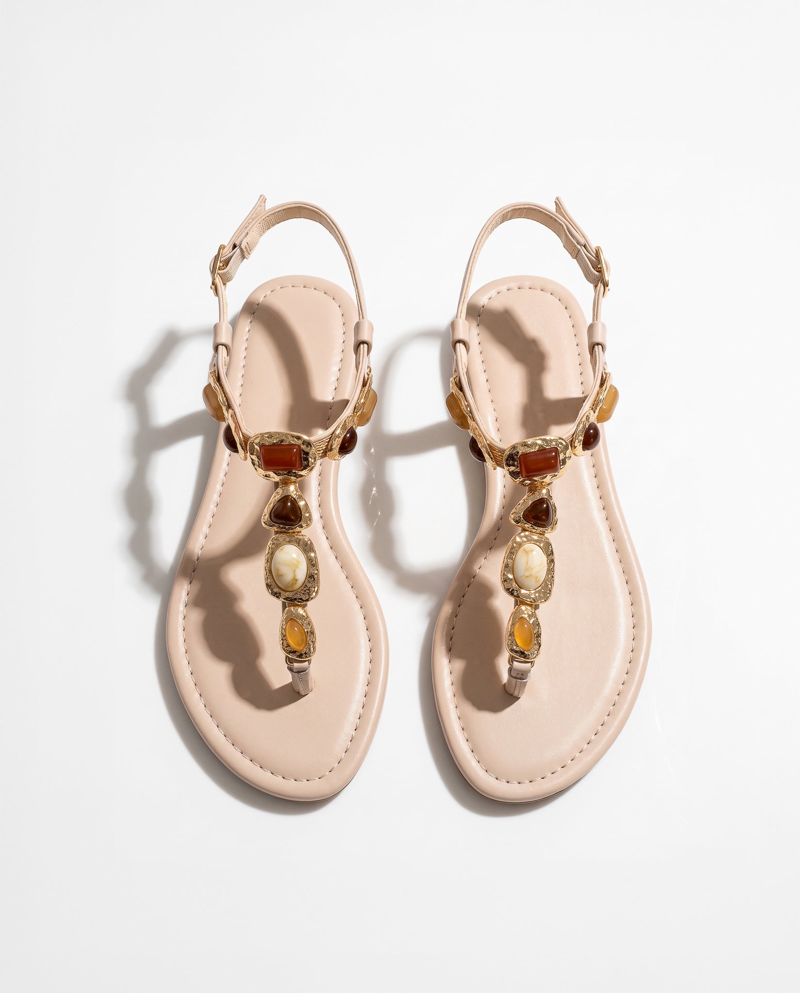 Infradito “Oriana Beige"
