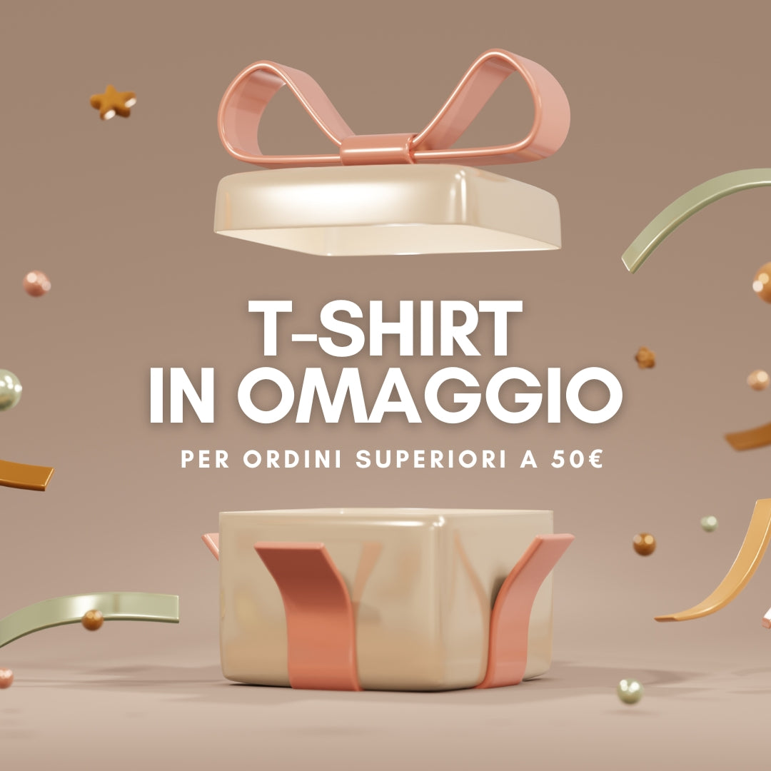T-shirt in omaggio