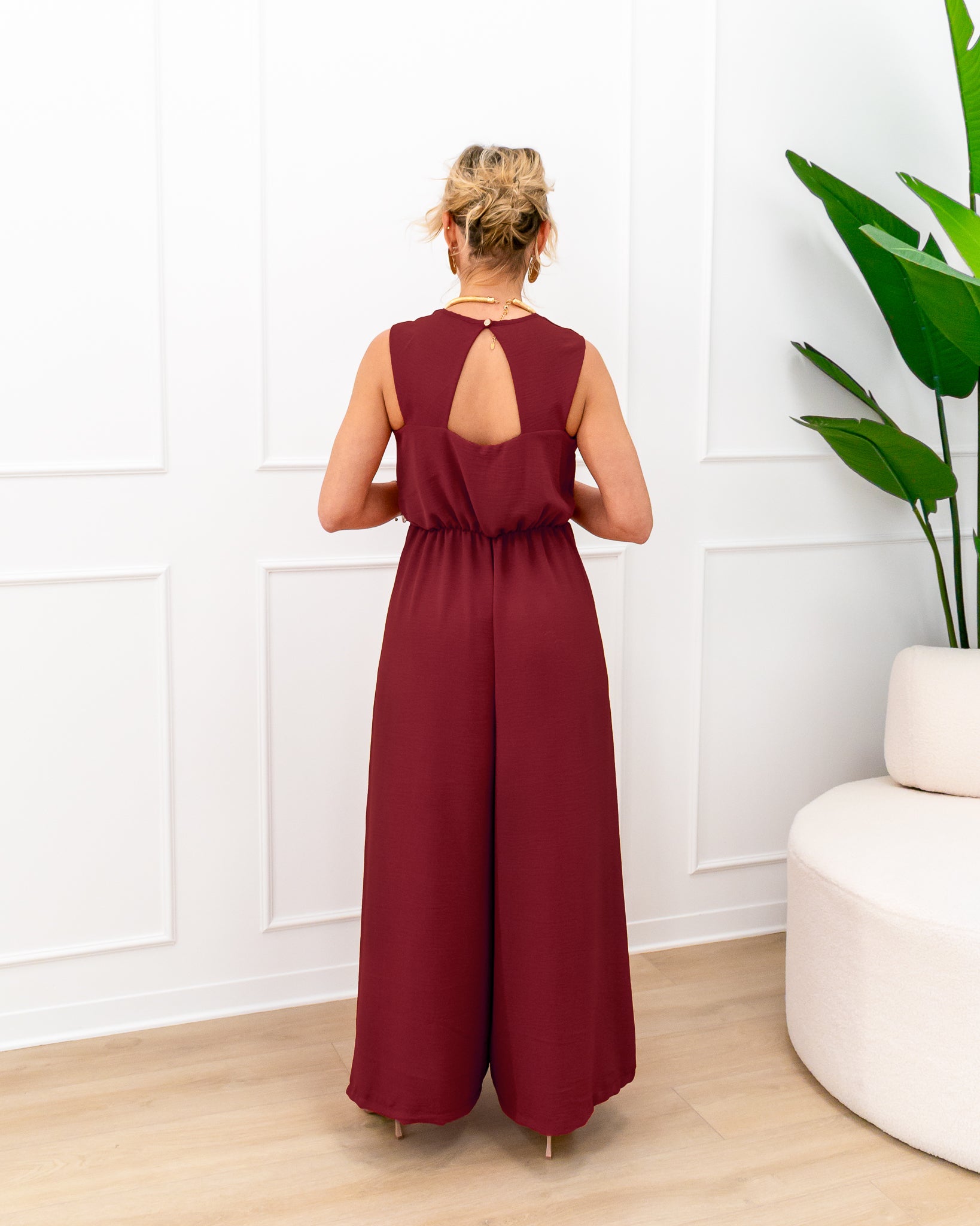 Jumpsuit “Rossella Bordeaux”