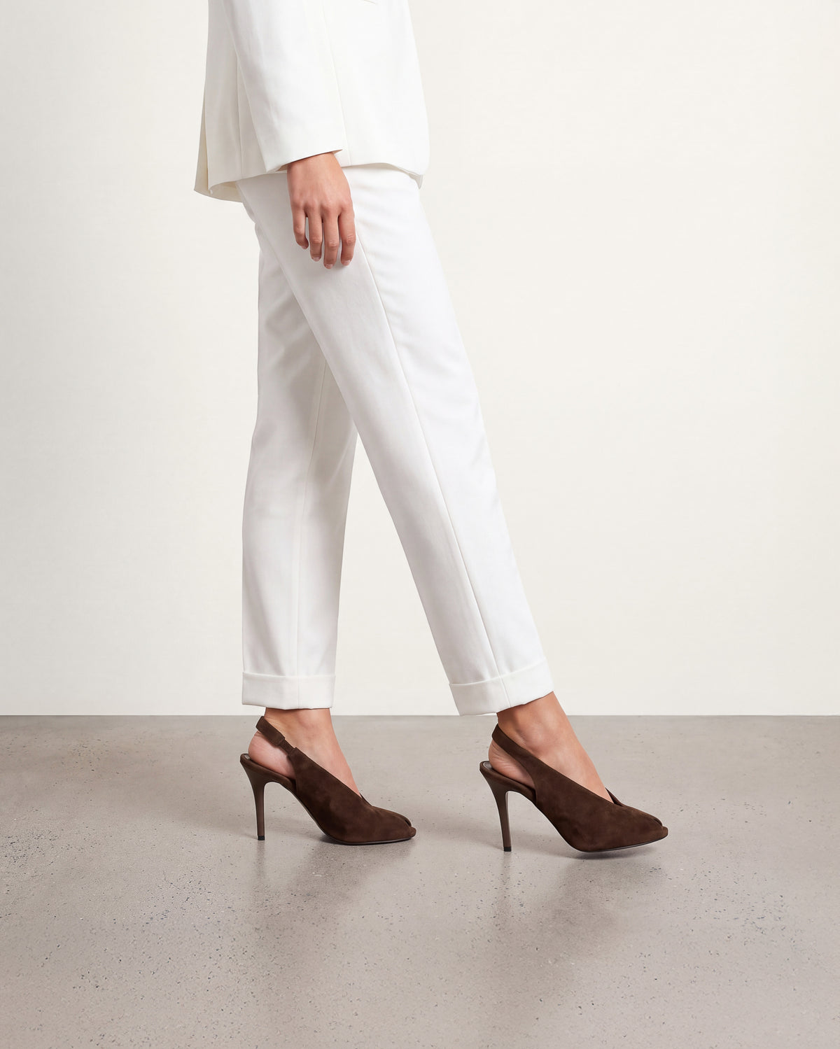 Slingback "Olga Cioccolato”