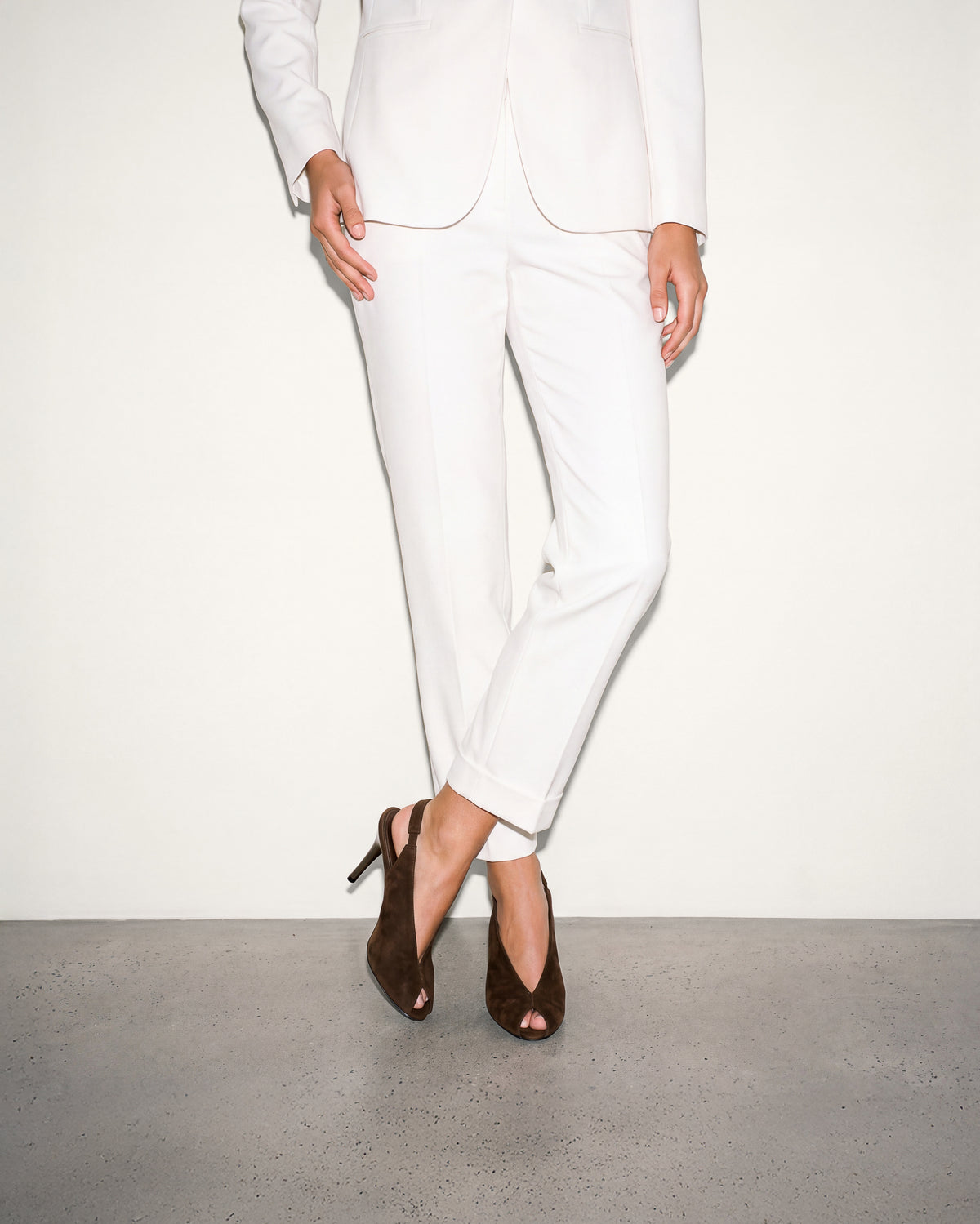 Slingback "Olga Cioccolato”