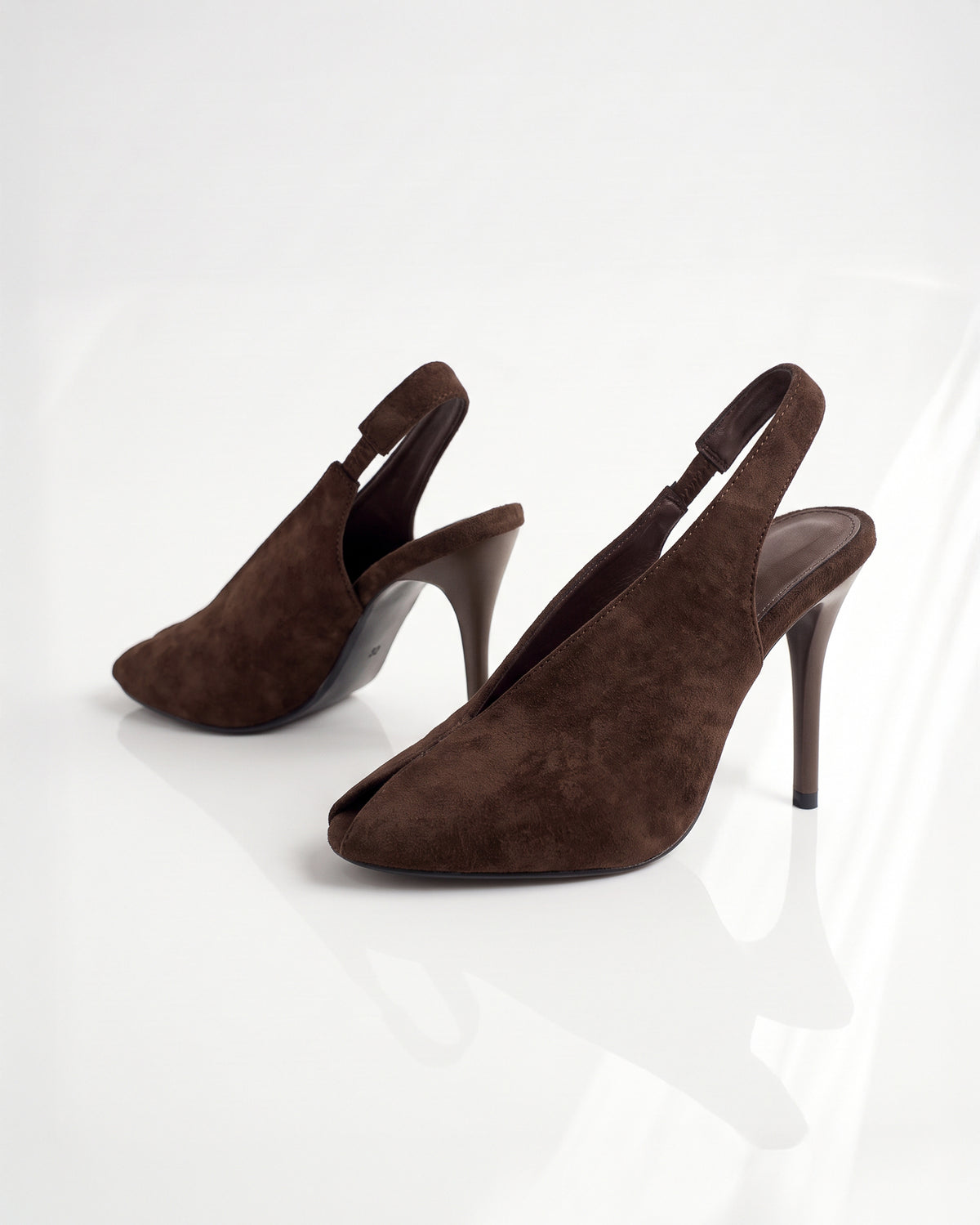 Slingback "Olga Cioccolato”