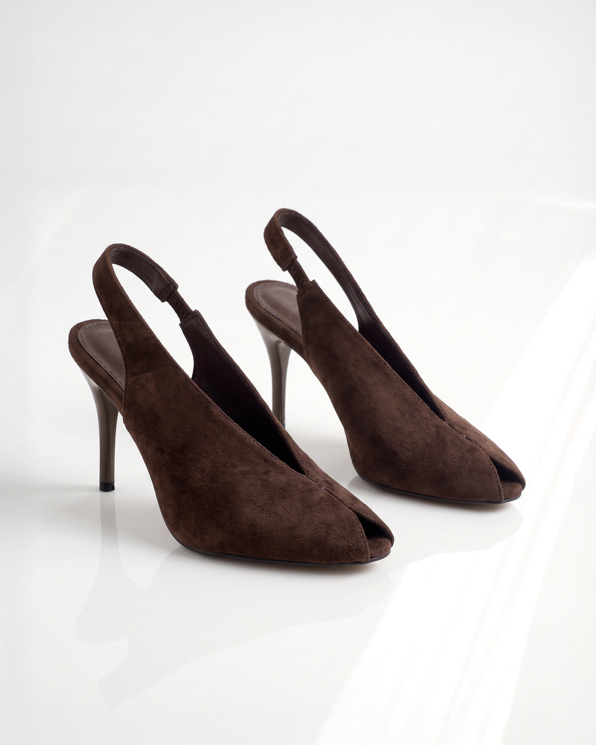Slingback "Olga Cioccolato”