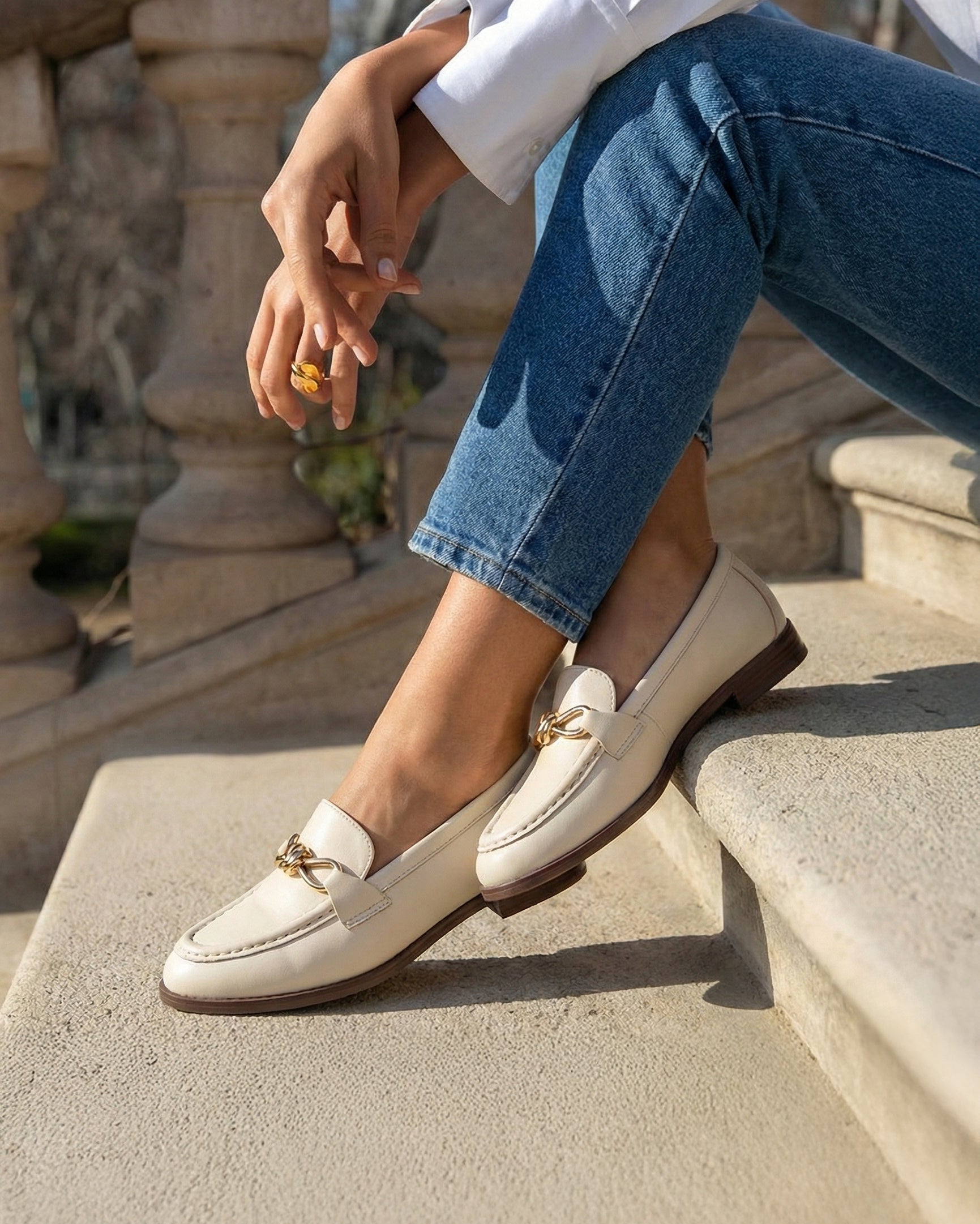 Mocassino “Tiziana Beige”